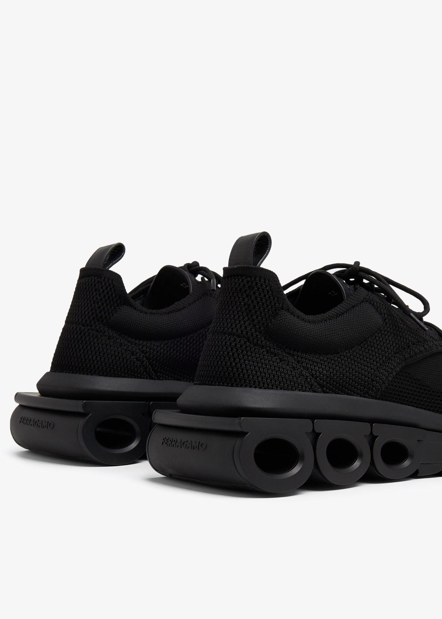 Ferragamo Nima knit sneakers for Women - Black in USA
