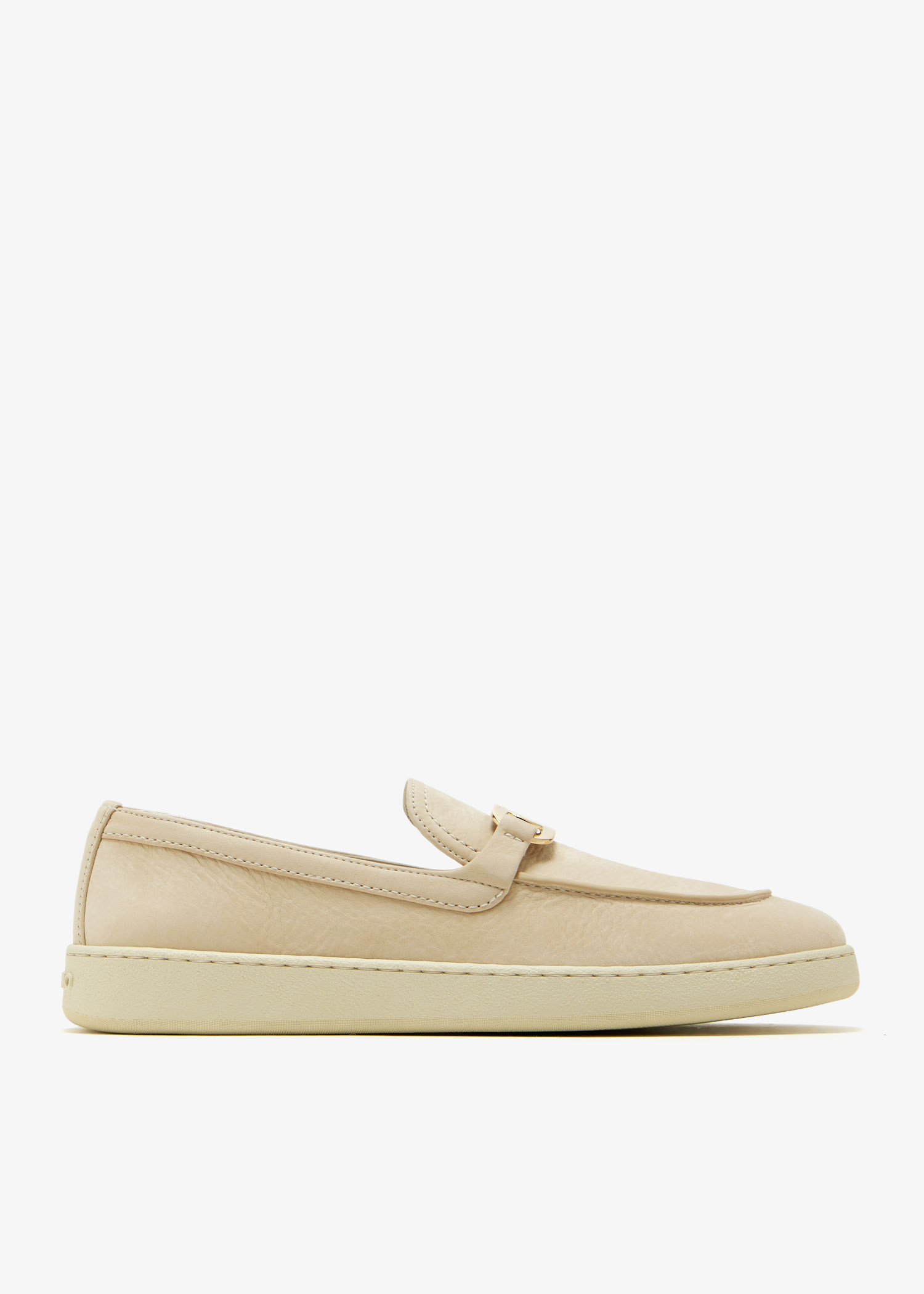 Ferragamo New Vara buckle loafers for Women - Beige in UAE