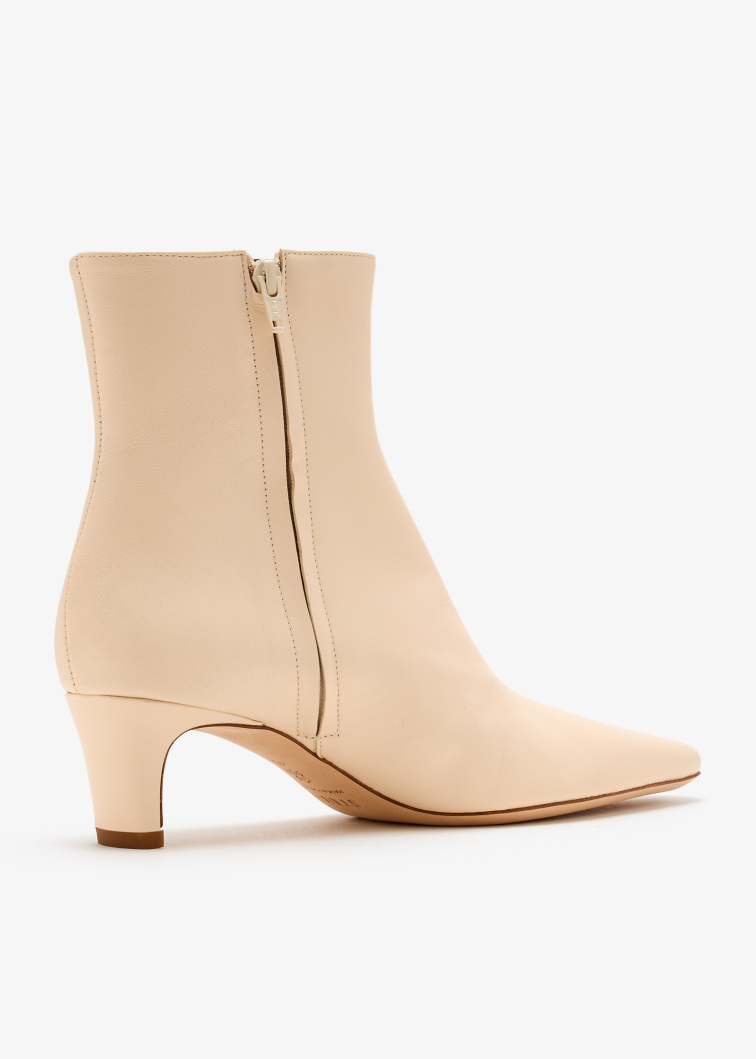 STAUD Wally ankle boots for Women - Cream in UAE | Level Shoes