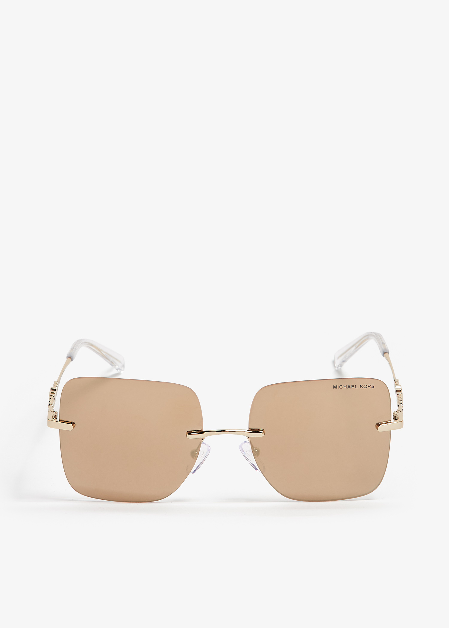 サングラス Michael Kors Woman Sunglasses Gold 0MK1160 PALE Michael Kors Biarritz MK1160 sunglasses for women in Rose Gold