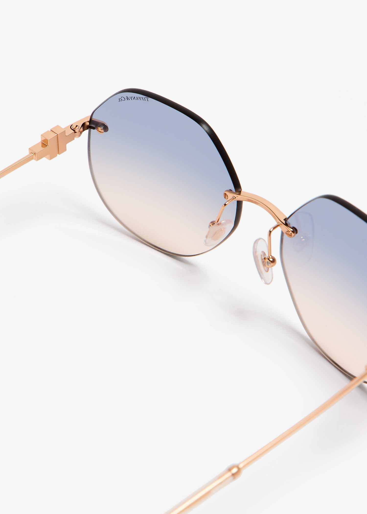 T F3082-6001/9S.58口16/140 Tiffany & Co. TF3082 L (58 - 16) with Brown lenses and Gold frame