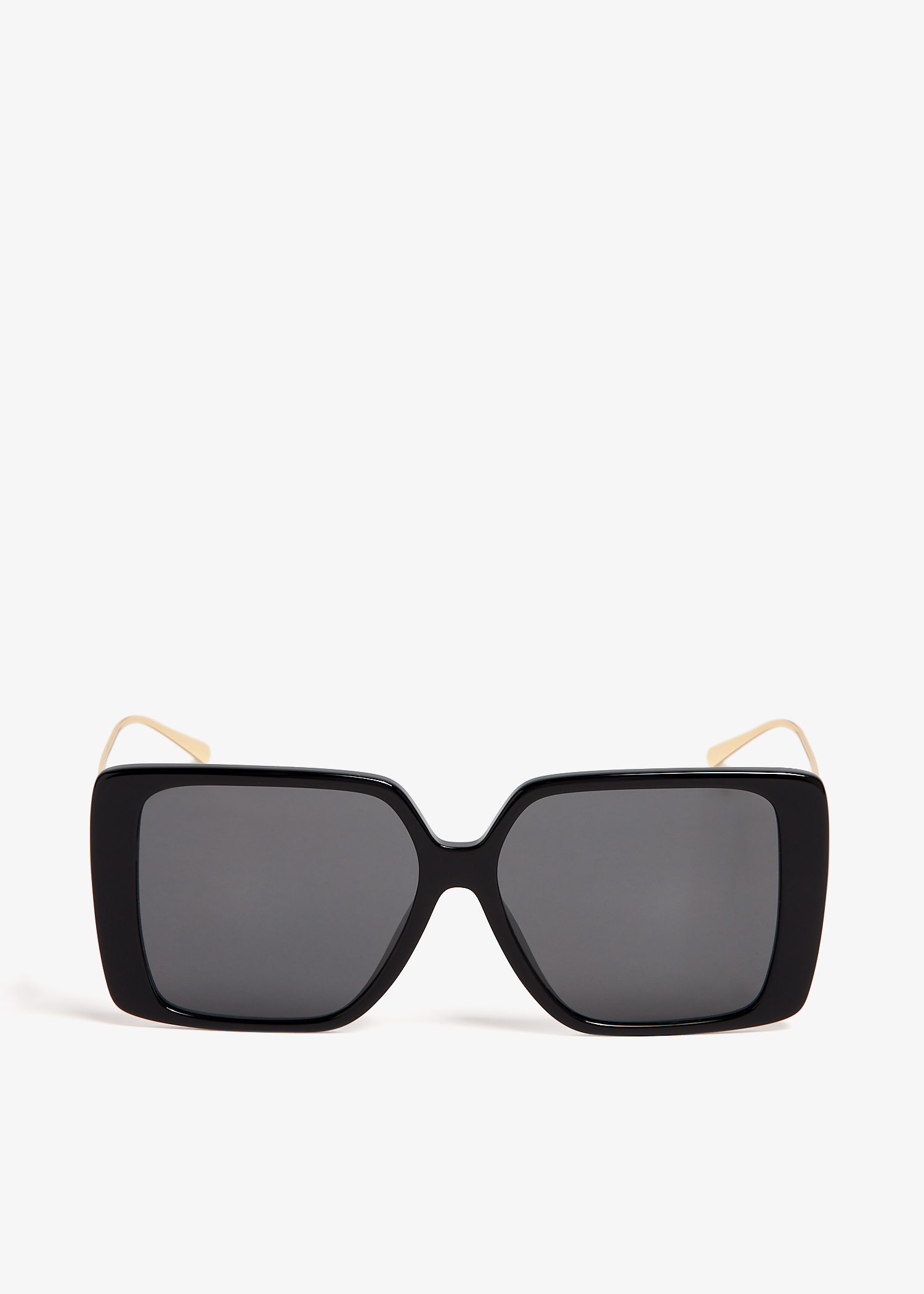 Tory Burch Miller oversized square sunglasses for Women - Black in