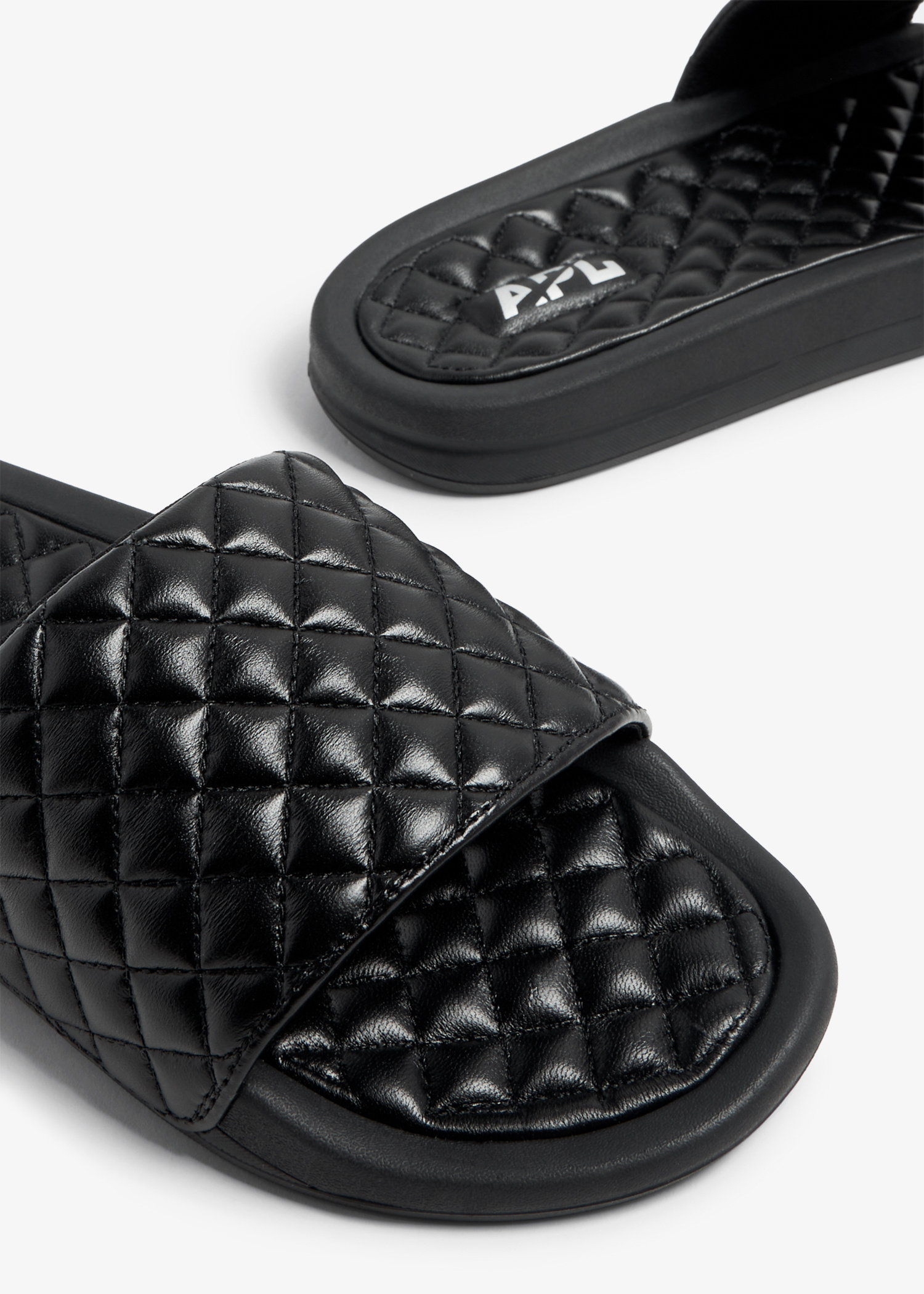 APL Lusso slides for Men - Black in UAE | Level Shoes