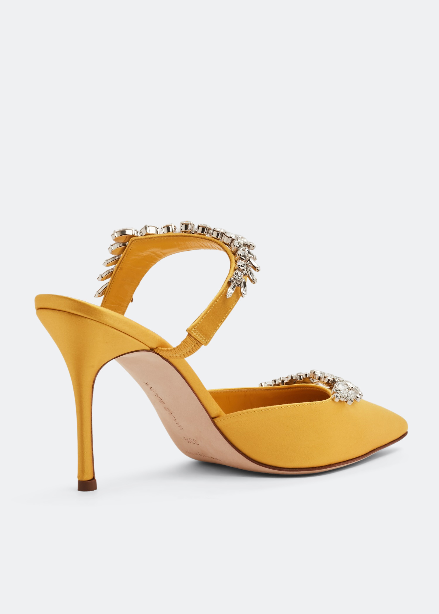 Manolo Blahnik Leonard Mule Heels 38
