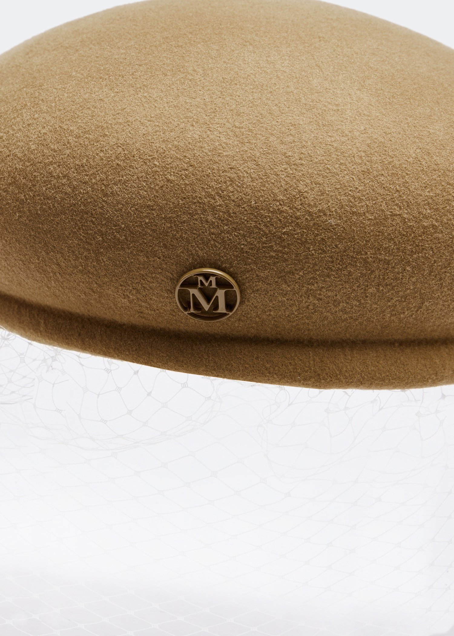 ISO: Maison Michel Beret Maison Michel Paris Metallic Blue New Billy Varnished  main image 2