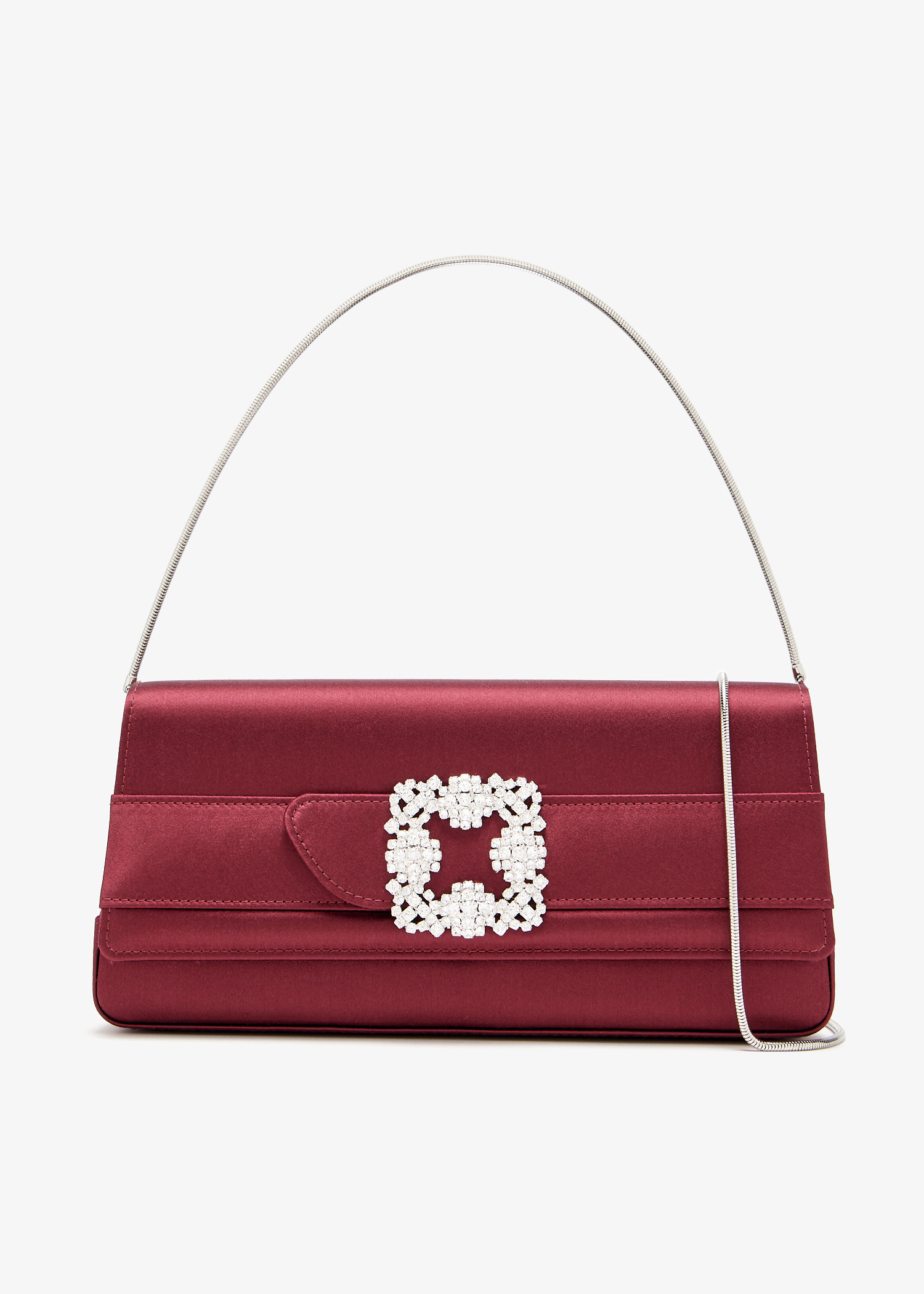 MANOLO BLAHNIK MAYGOT スエードバックルクラッチ MANOLO BLAHNIK MAYGOT スエードバックルクラッチ (Manolo
