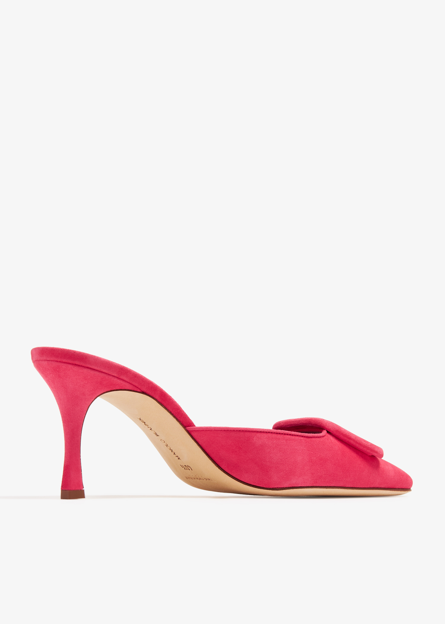 MANOLO BLAHNIKサンダル　GABLE 36 GABLE | Brown Suede Open Toe Mules | Manolo Blahnik