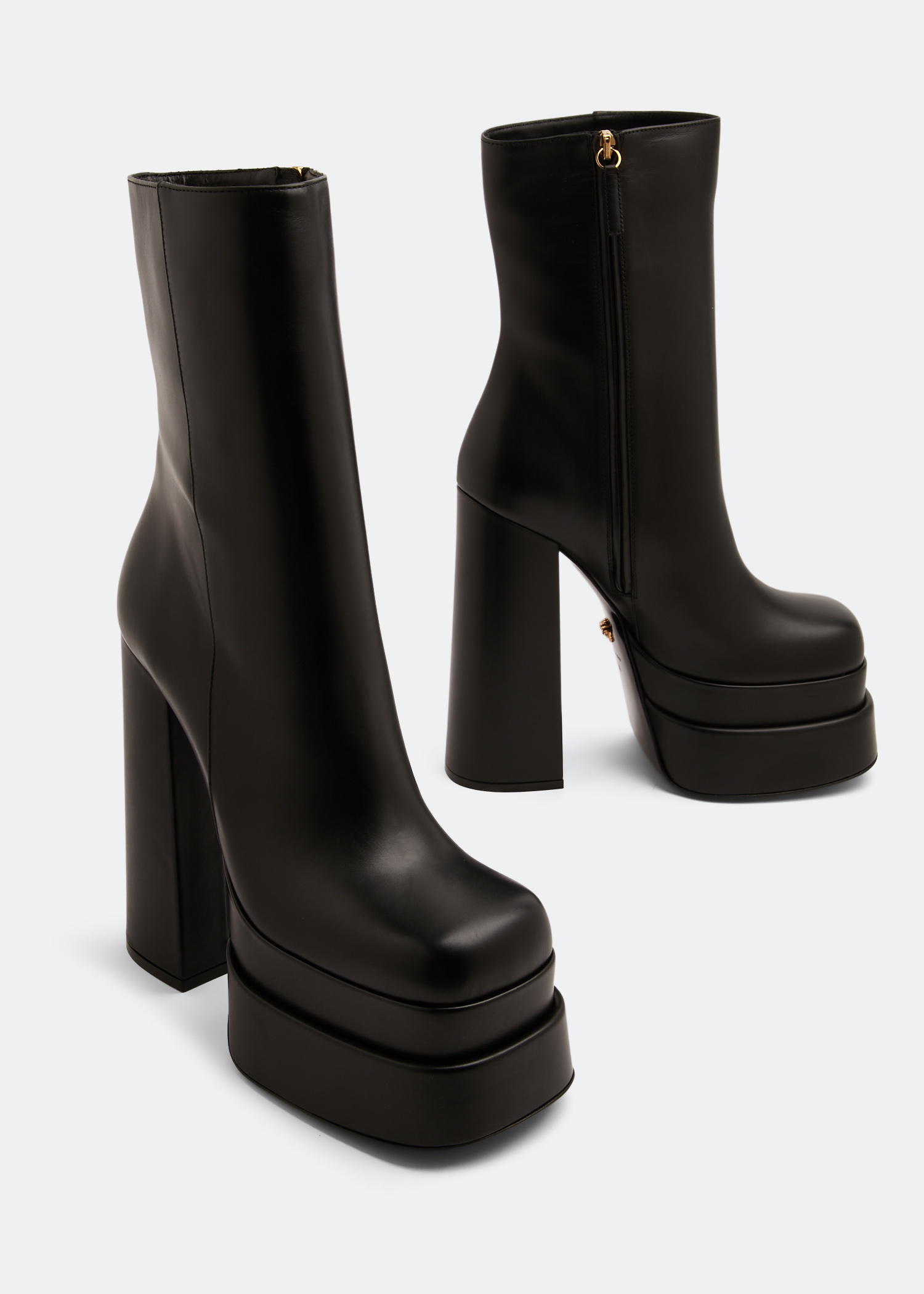 Versace Aevitas platform boots for Women - Black in USA | Level Shoes