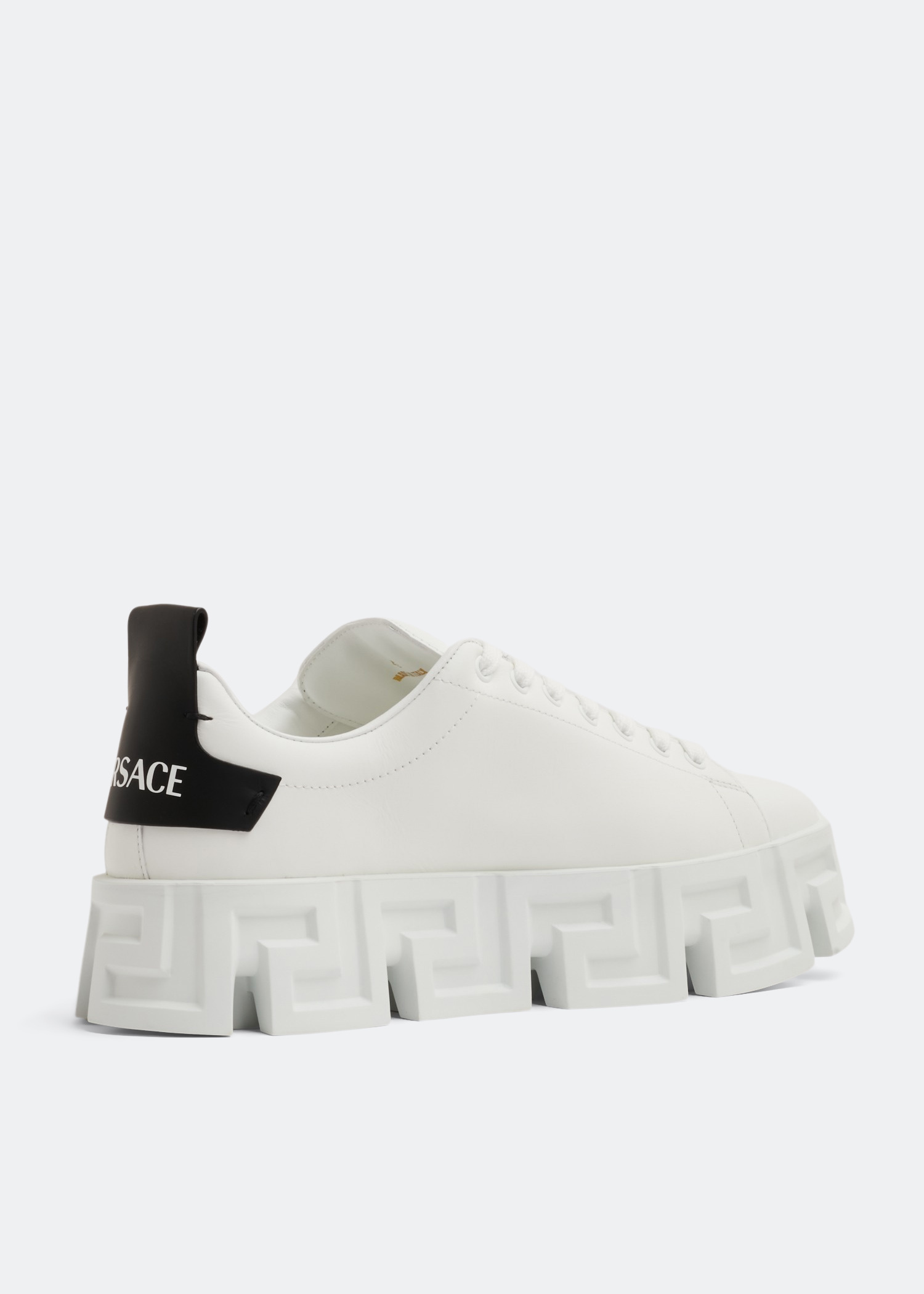 シロワカ Versace Greca sneakers for Men - White in UAE | Level Shoes