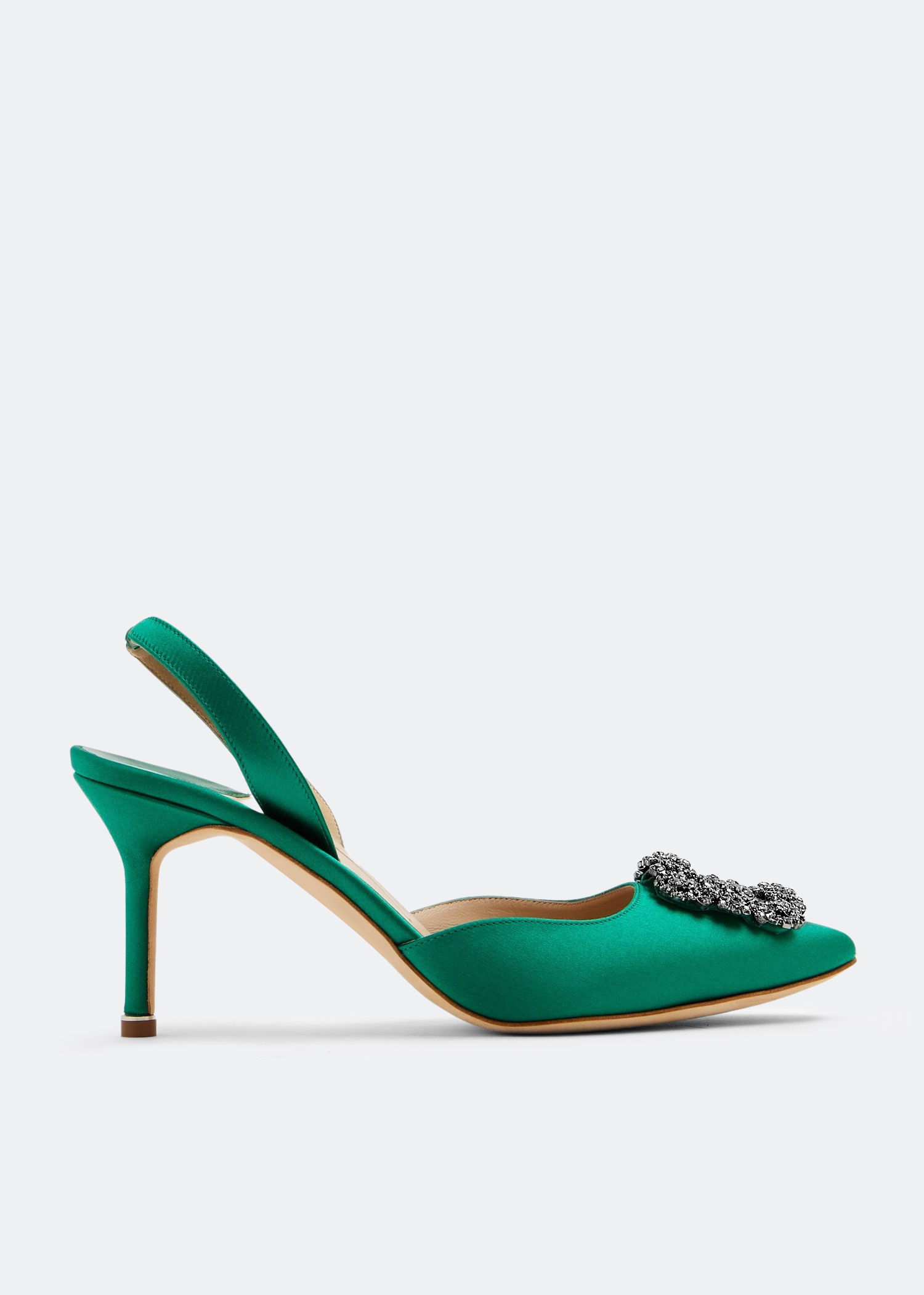 Manolo Blahnik Hangisli slingback pumps for Women - Green in