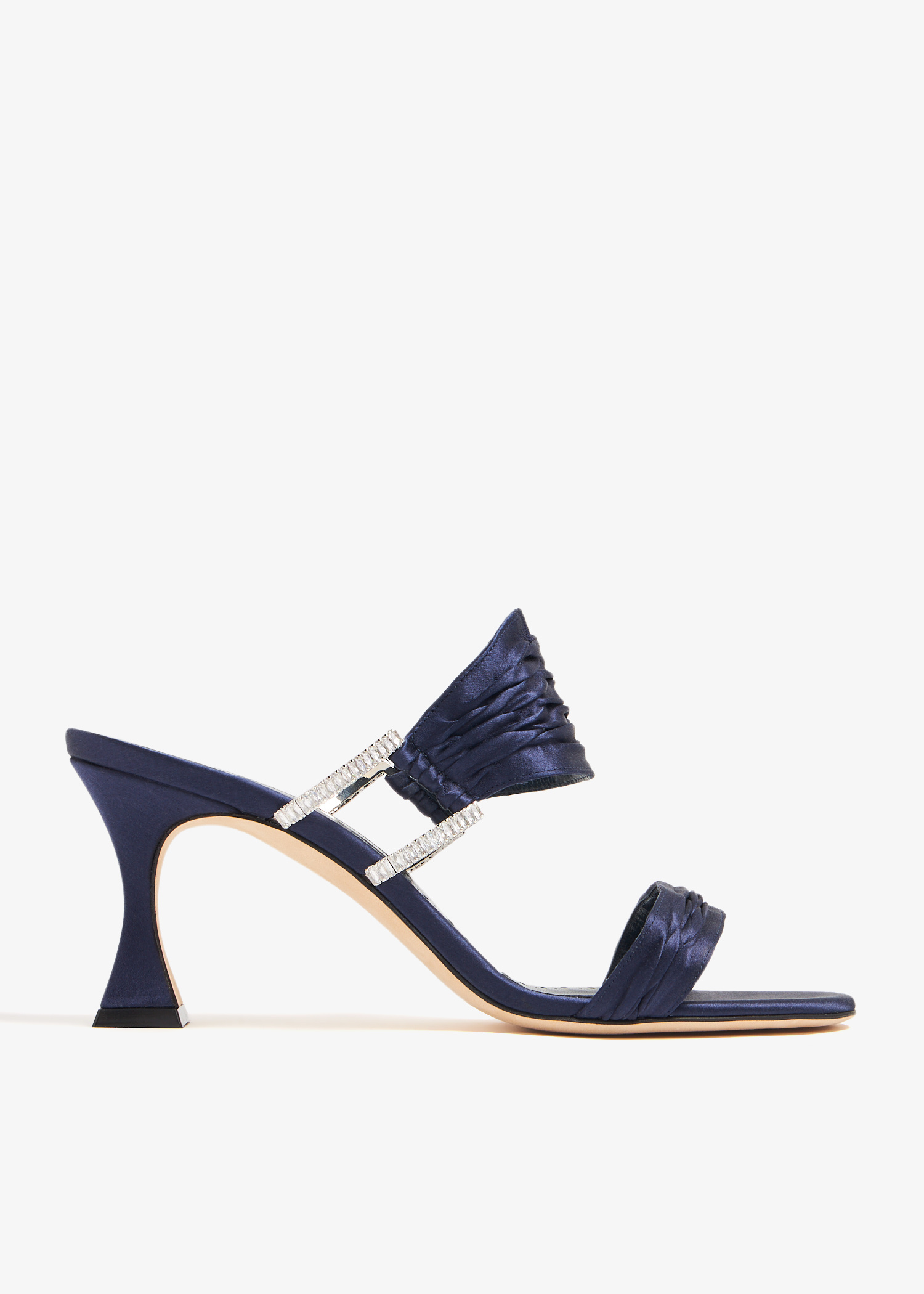 【Manolo Blahnik】Gable Jewel サテンサンダル　37 Manolo Blahnik】Gable Jewel サテンサンダル (Manolo Blahnik