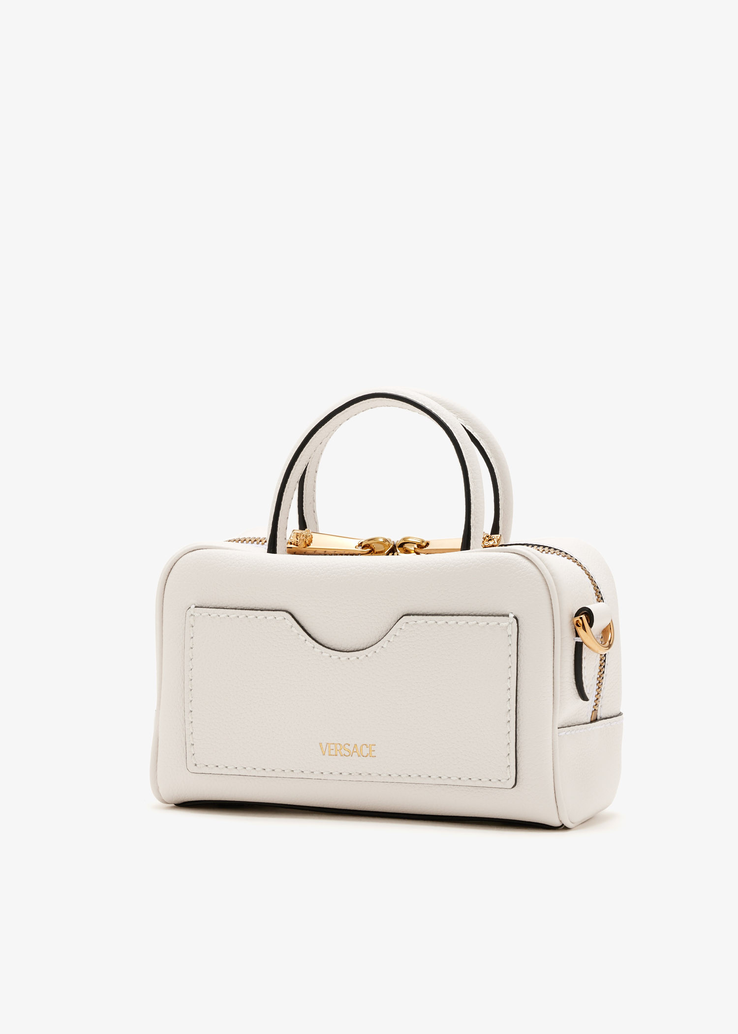 Versace La Medusa Mini Boston bag for Women - White in USA | Level