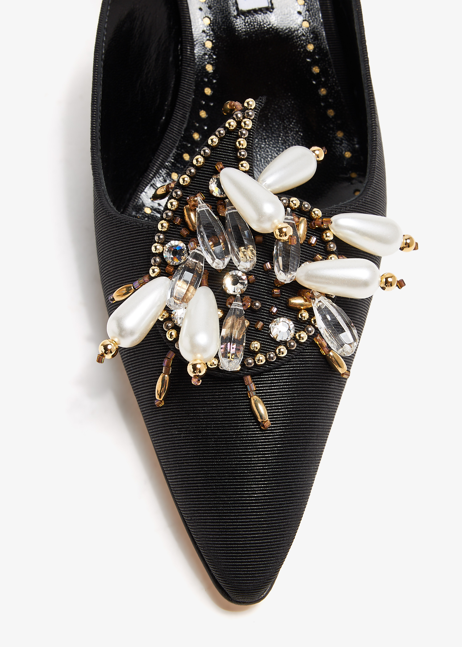 Manolo Blahnik Orientalia mules for Women - Black in UAE