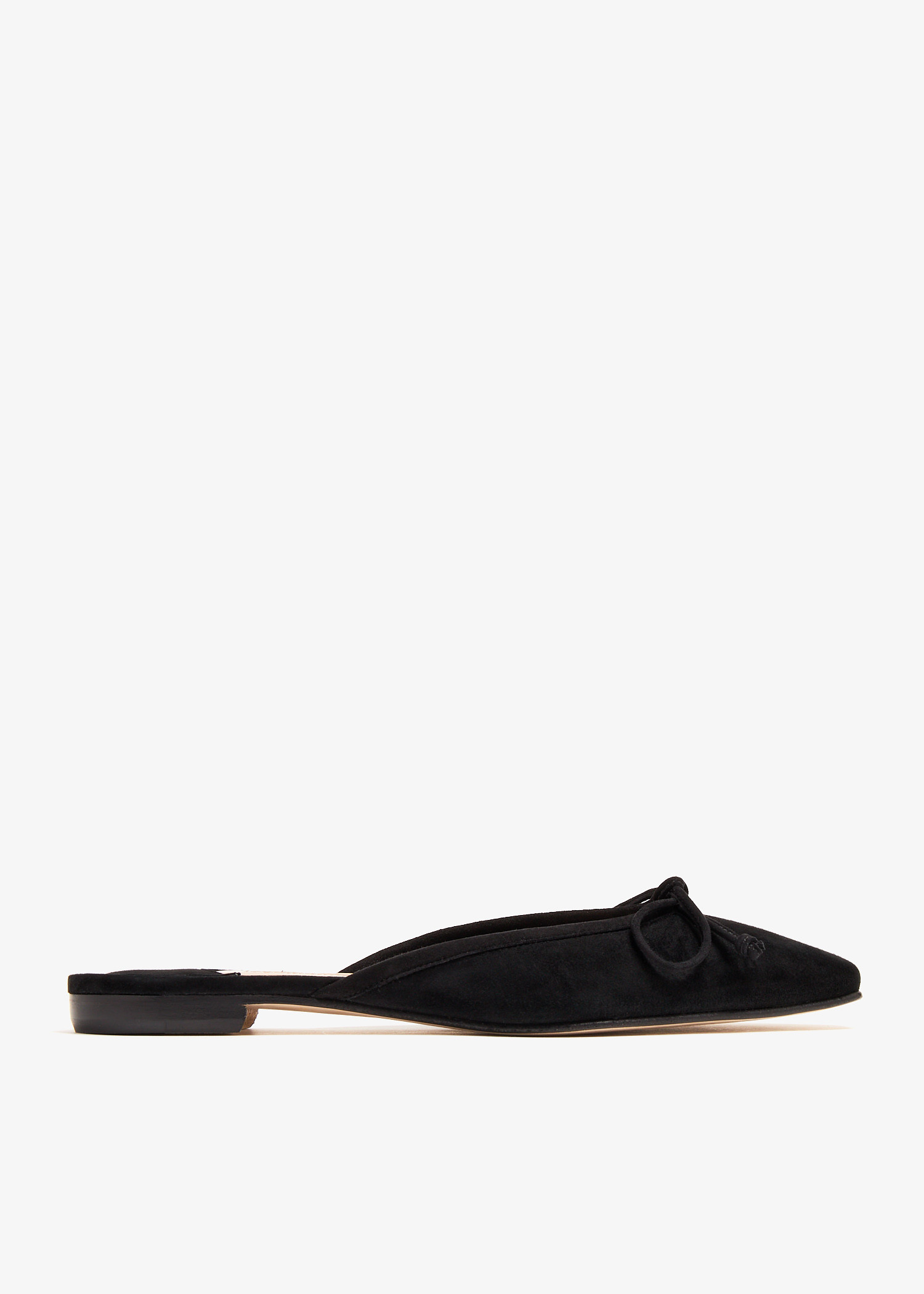 Manolo Blahnik Ballerimu flat mules for Women - Black in UAE