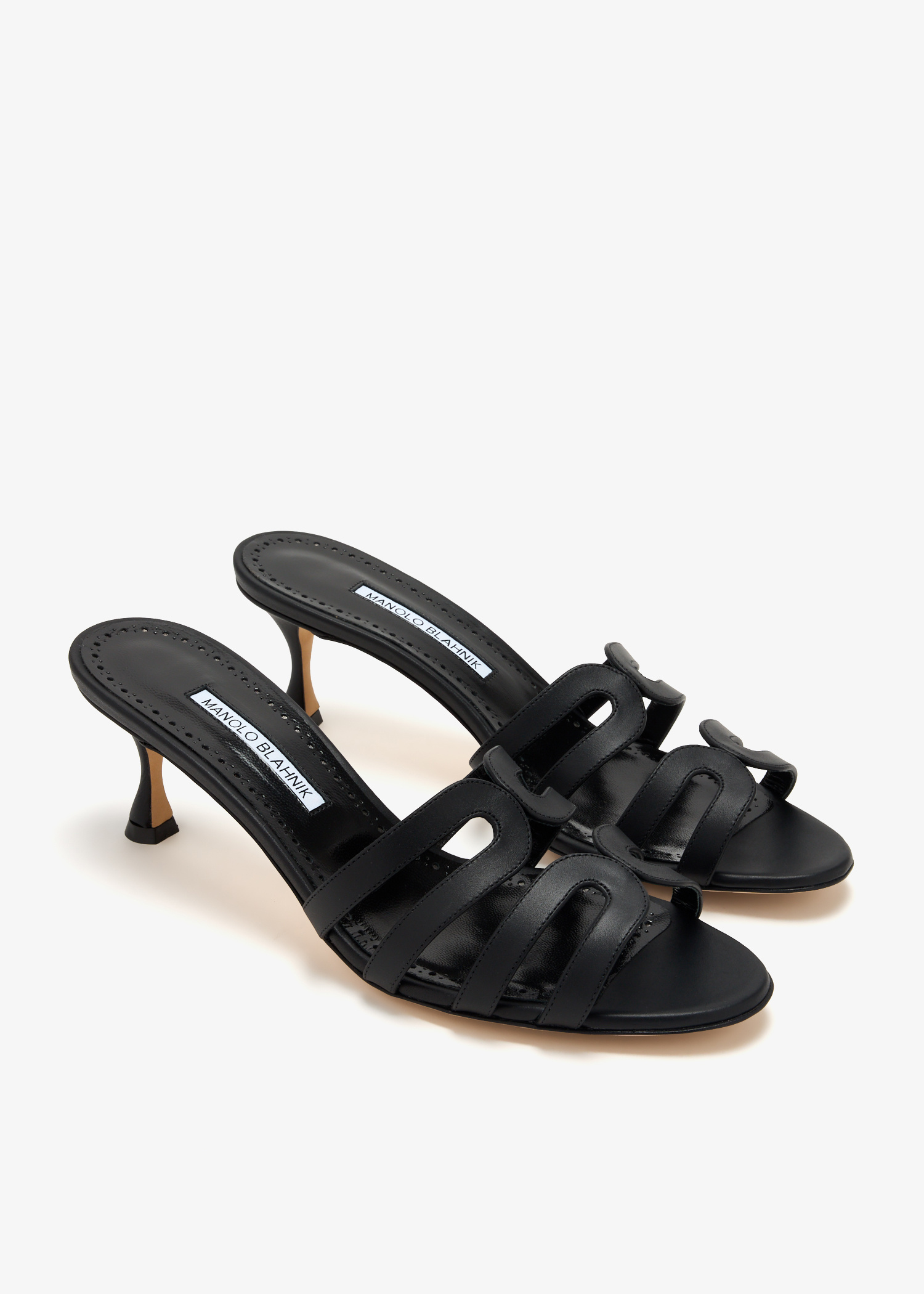 Manolo Blahnik Ahwak mules for Women - Black in UAE | Level