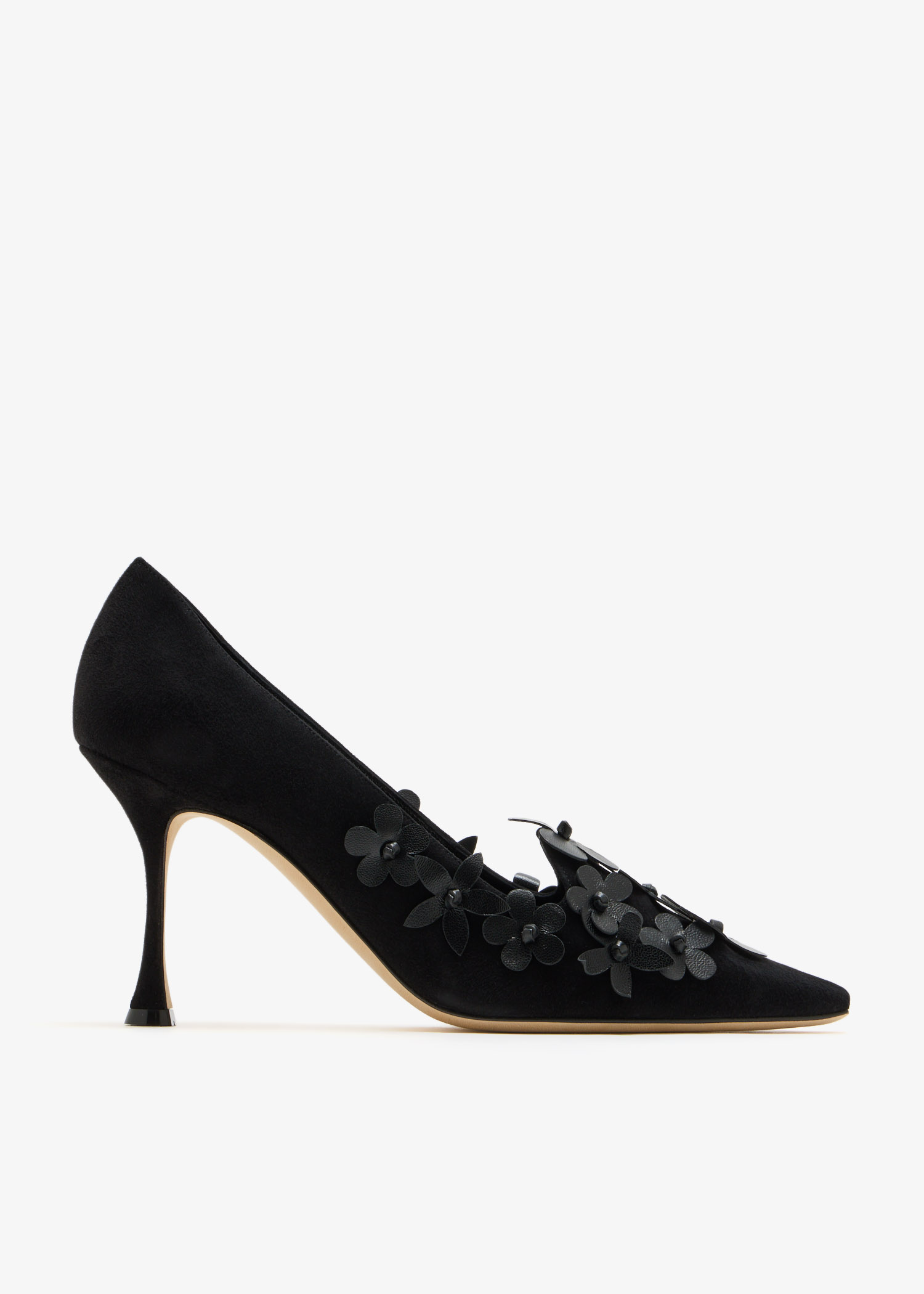 MANOLO BLAHNIK DILDI スエード ハイヒール チェルシー ブーツ 100833-blck-b0015-sud-90_1.jpg