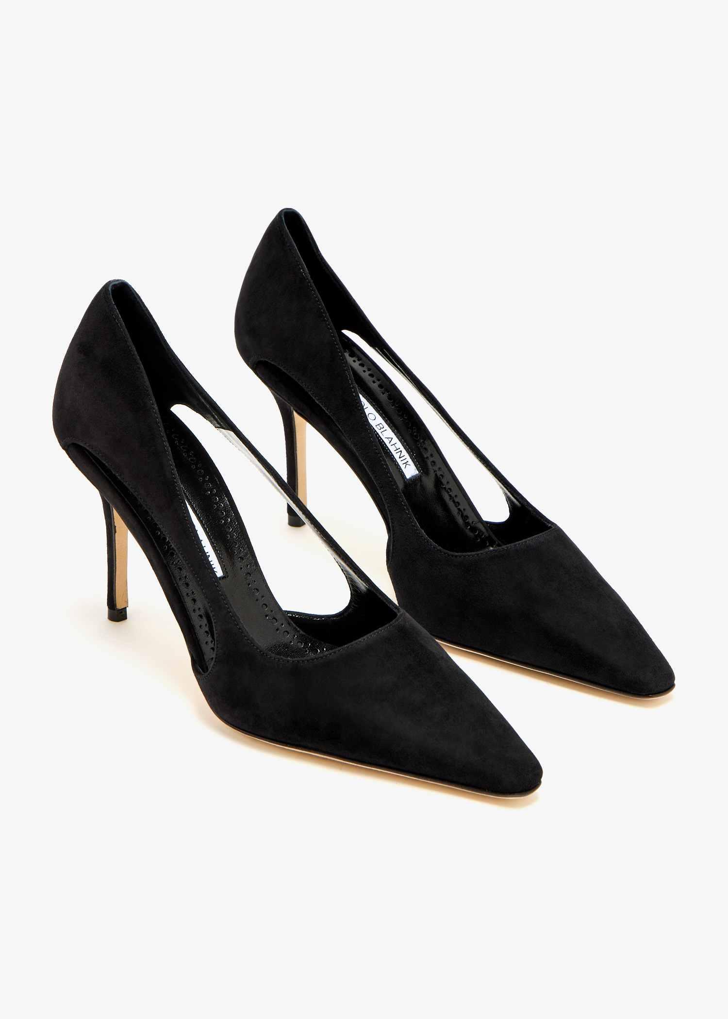 MANOLO BLAHNIK ブラックミュール 37 MANOLO BLAHNIK ブラックミュール 37 MANOLO BLAHNIK マノロ