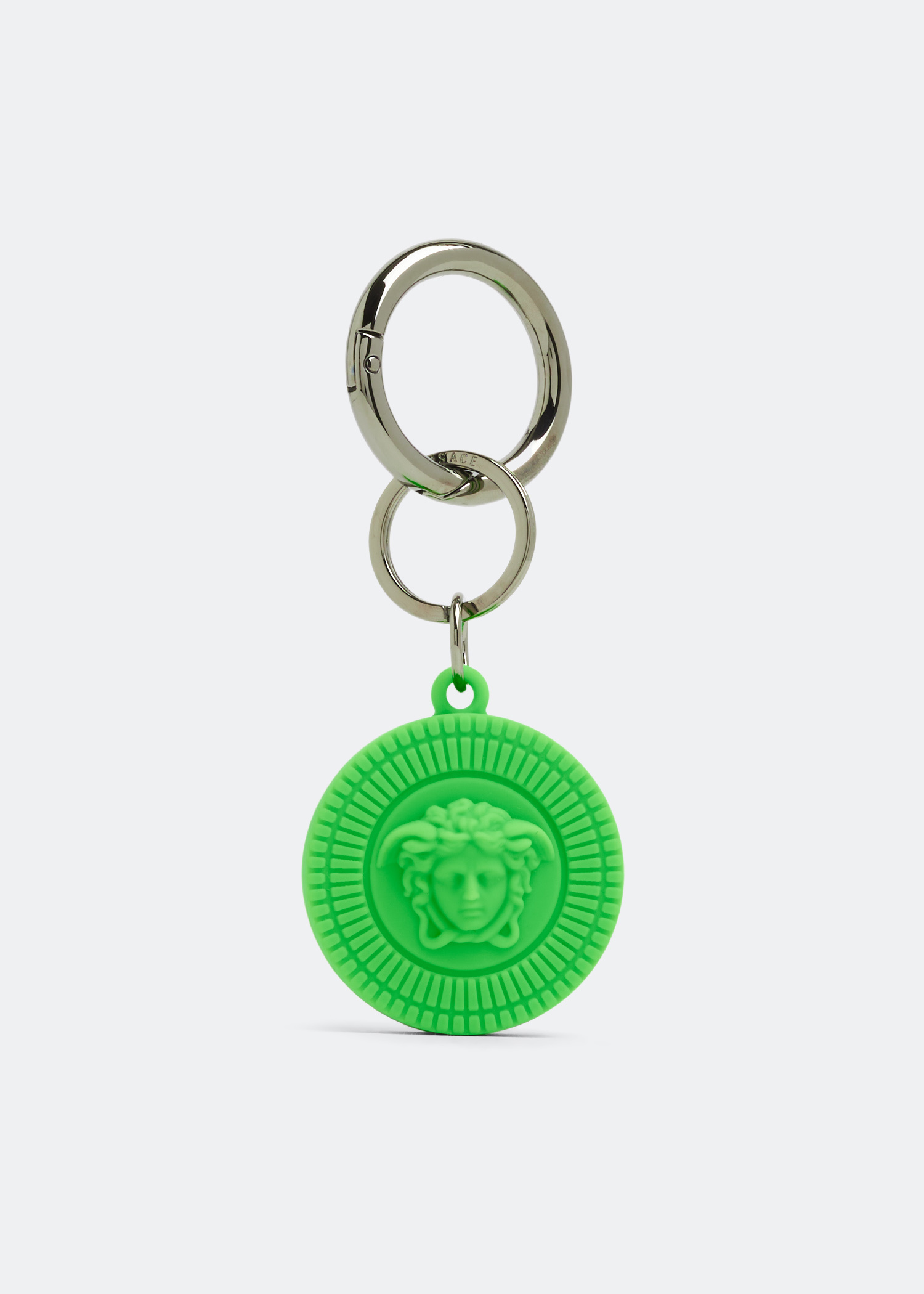 Versace Medusa Biggie Air Tag keyring for Men - Green in USA