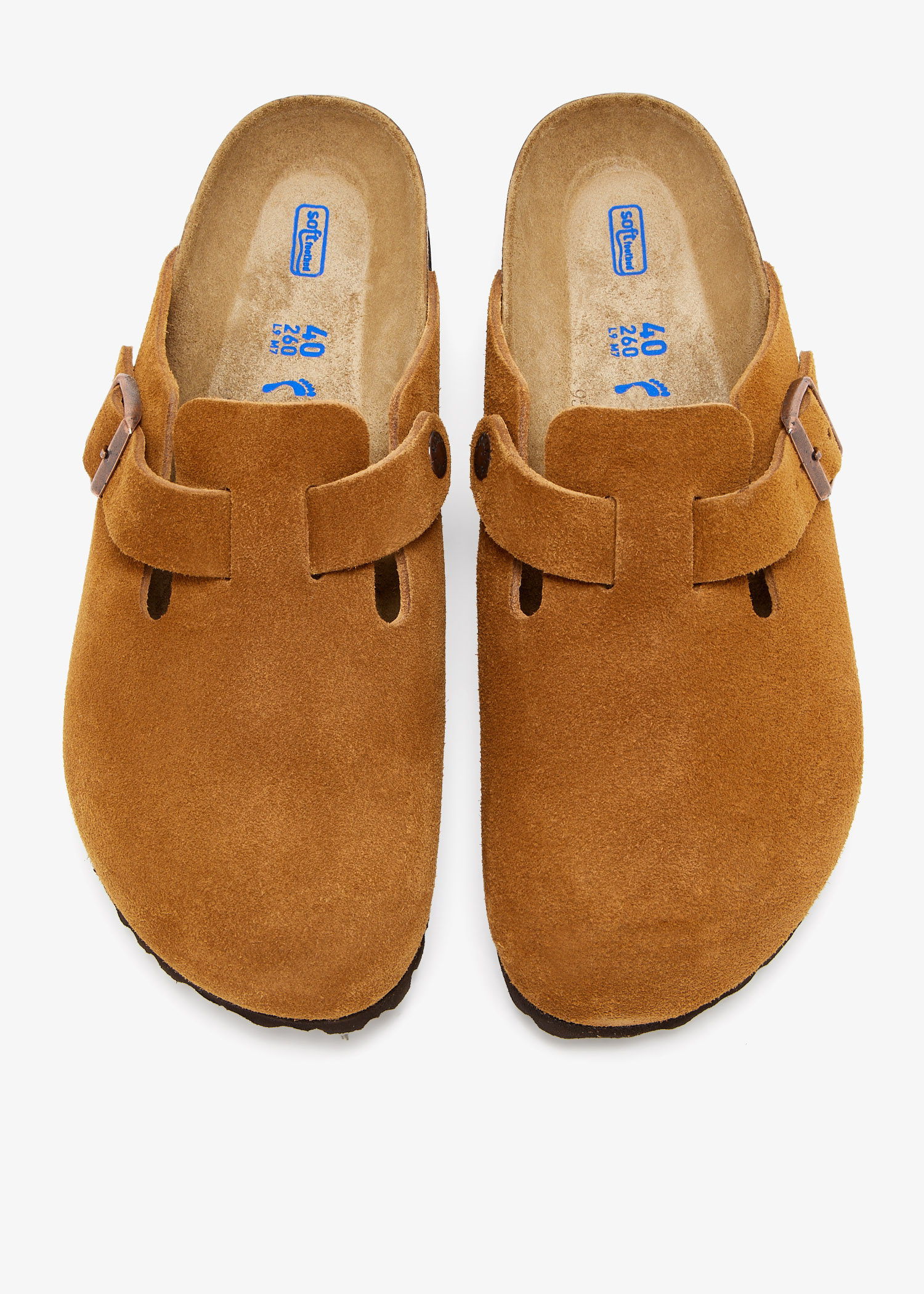 Birkenstock Boston ブラウン 36 Birkenstock Suede Mocha Brown Boston 36 Narrow? DAMAGED for