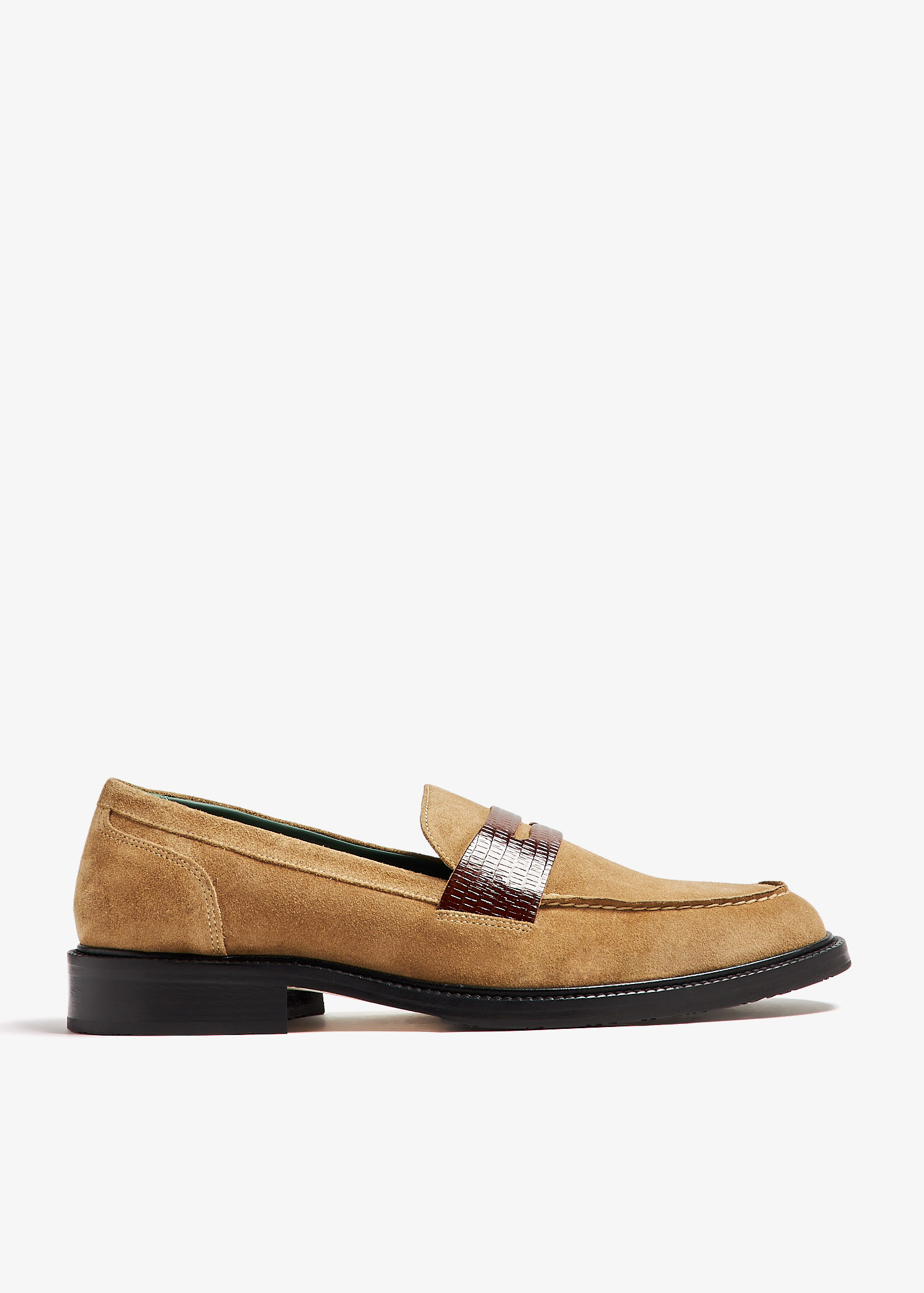 VINNY’s TOWNEE TWO-TONE PENNY LOAFER Vinny's Townee Penny Loafer - Cognac Polido Leather