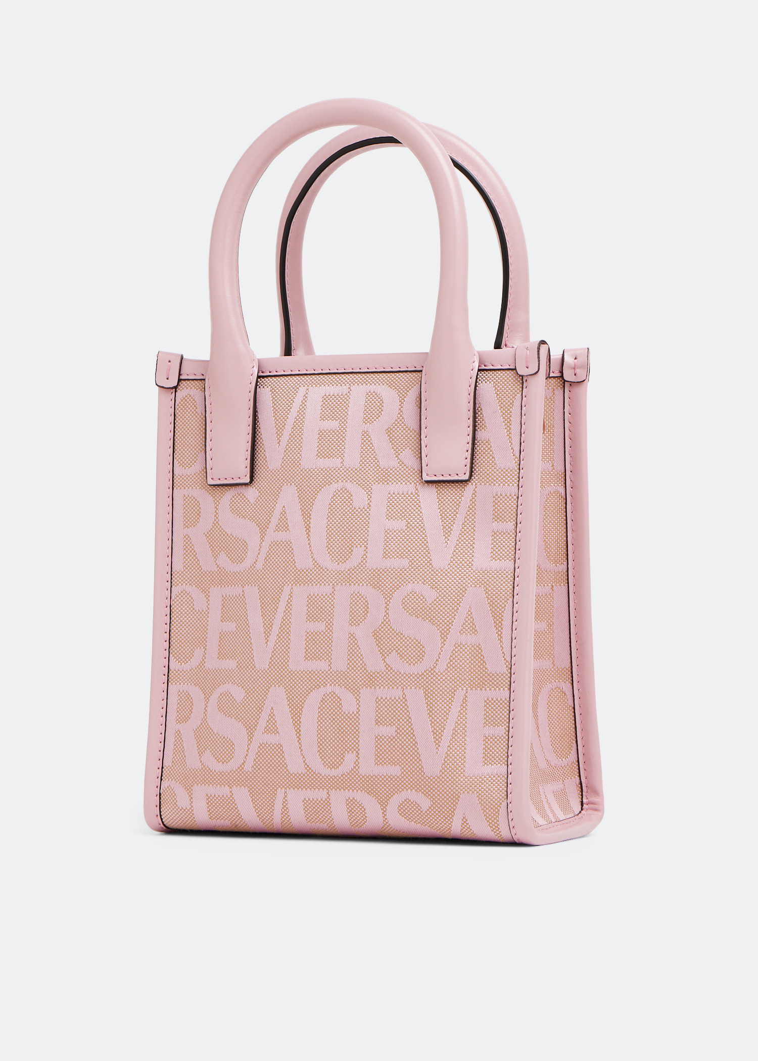 トートバッグ VERSACE Shopping bag - Versace - Leather - Pink Shop Authentic Designer Handbags | Chanel, Hermes, LV & More