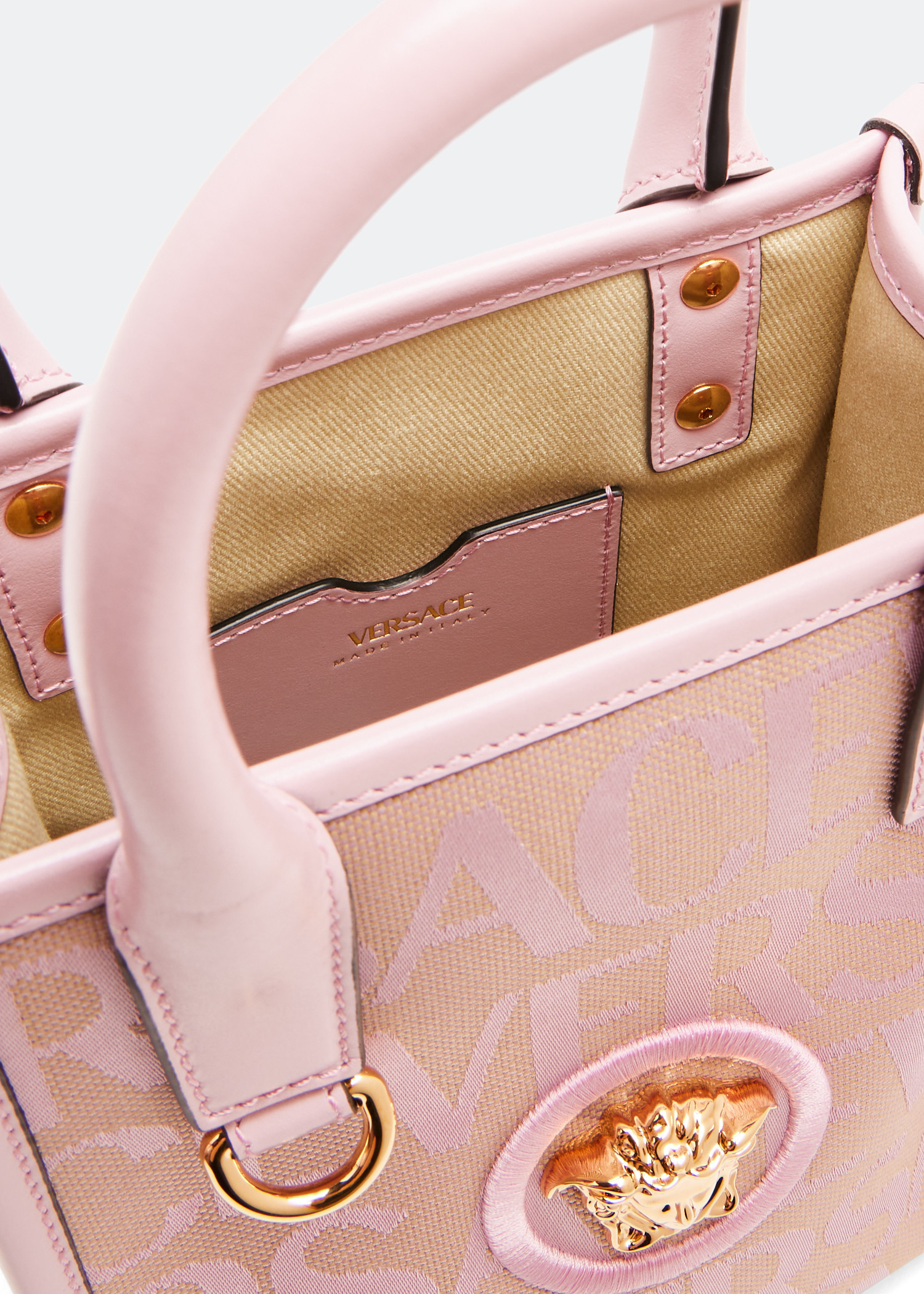 Versace Versace Allover mini tote bag for Women - Pink in
