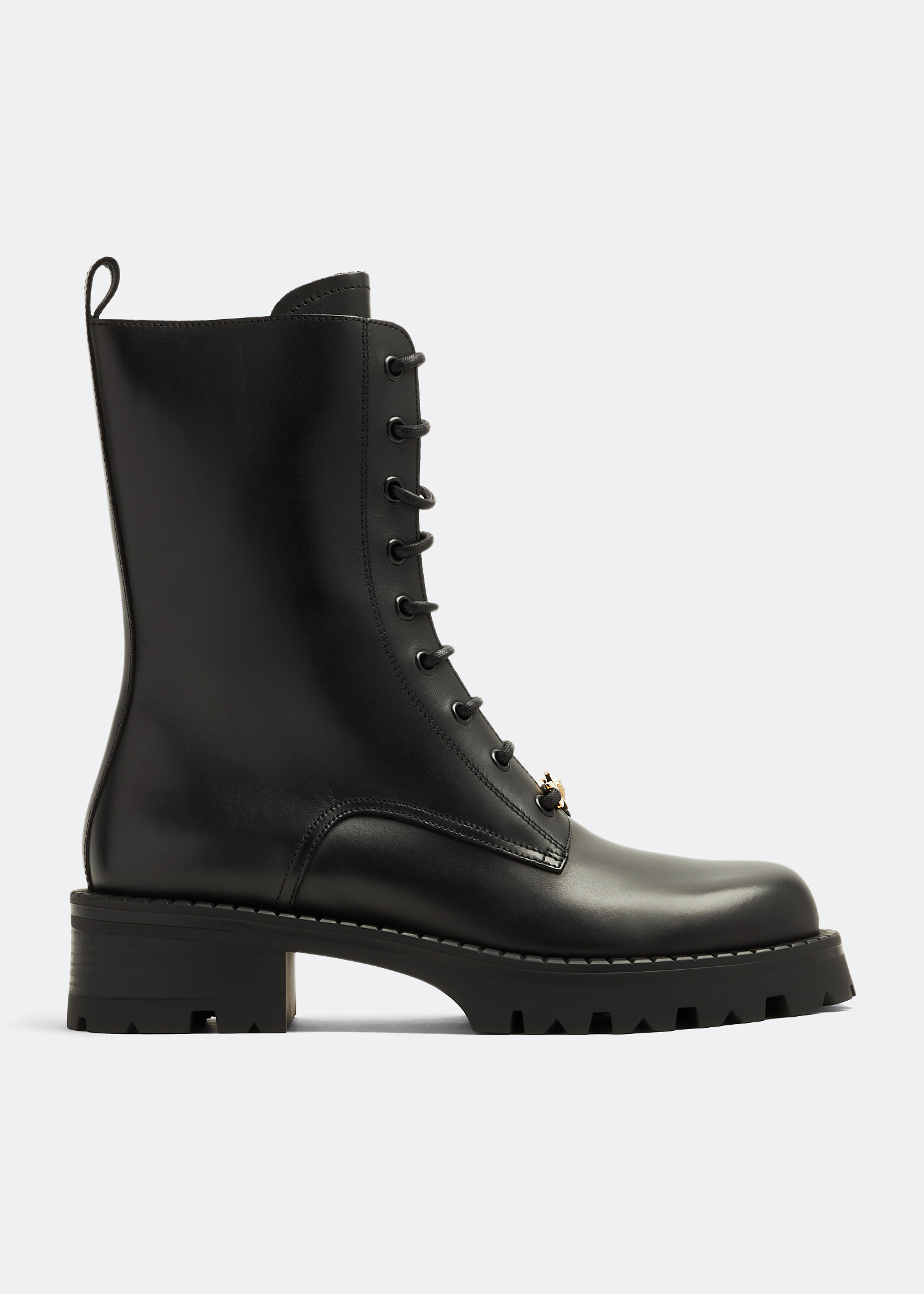 Versace La Medusa boots for Women - Black in Kuwait | Level Shoes