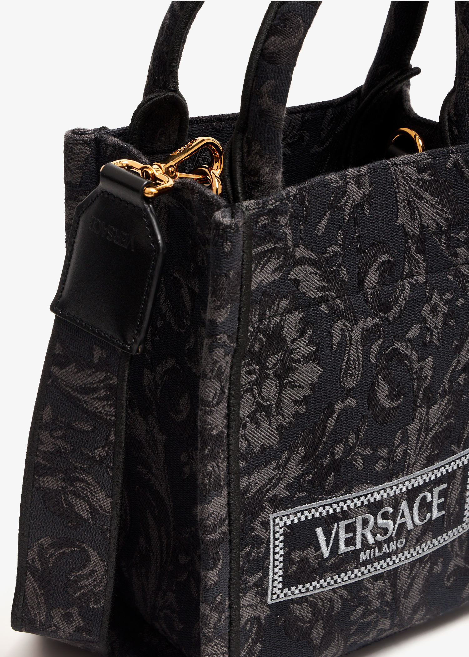 VERSACE｜ (Barocco Athena Small Tote Bag (10115641A09741 Barocco Athena Small Tote Bag Print | VERSACE