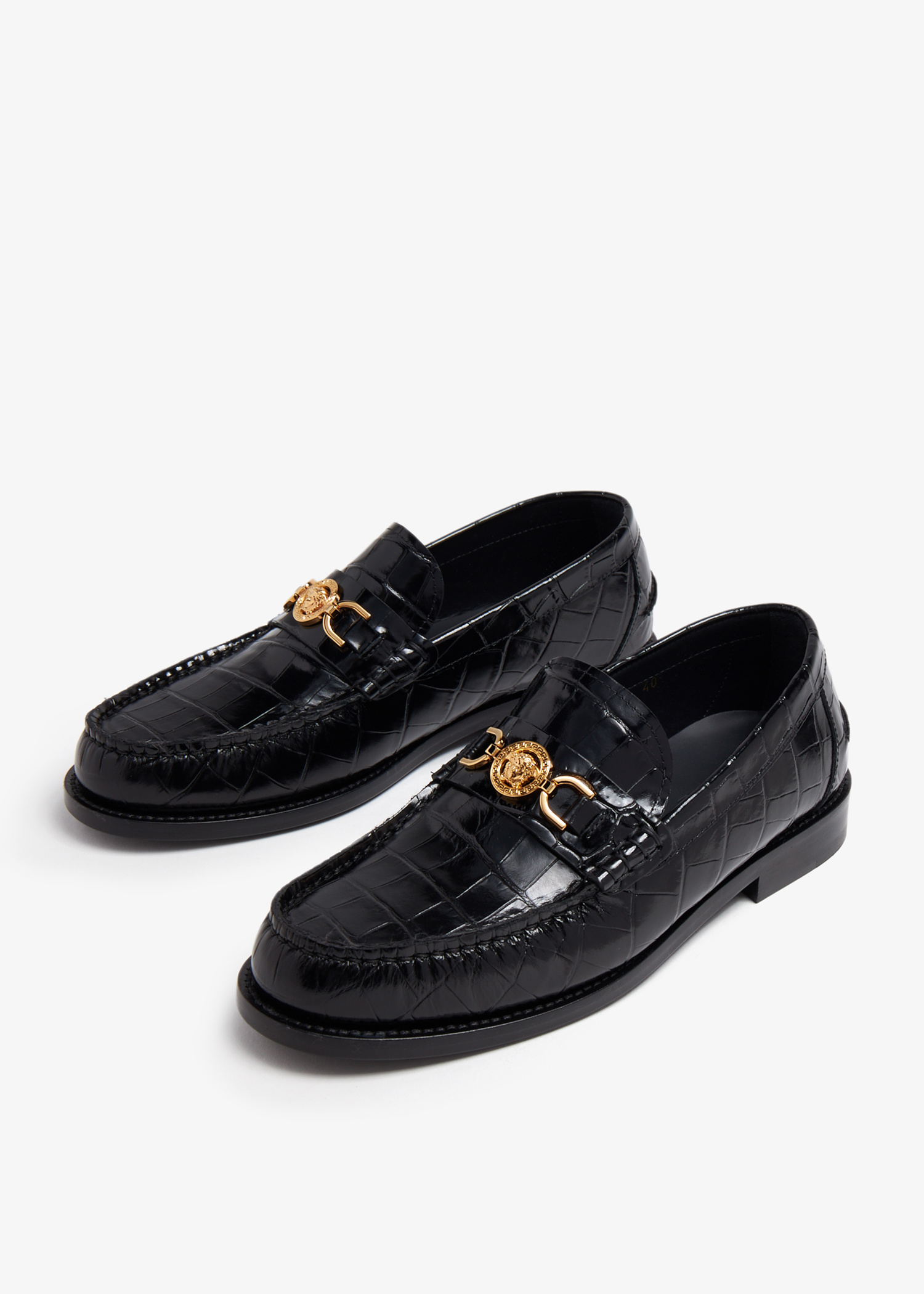 Versace Medusa '95 loafers for Men - Black in UAE | Level Shoes