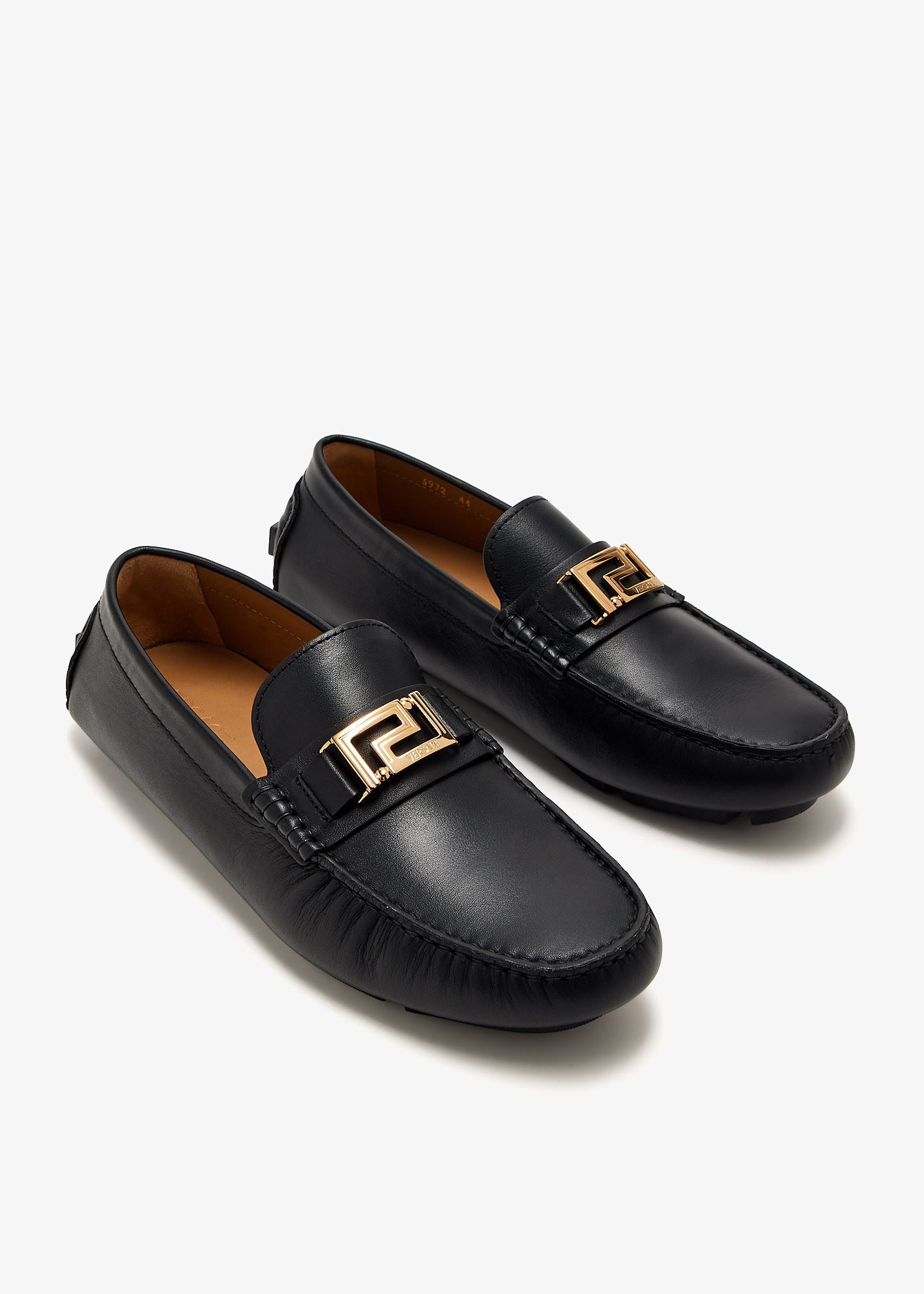 Versace Greca driver loafers for Men - Black in KSA | Level  display picture 3