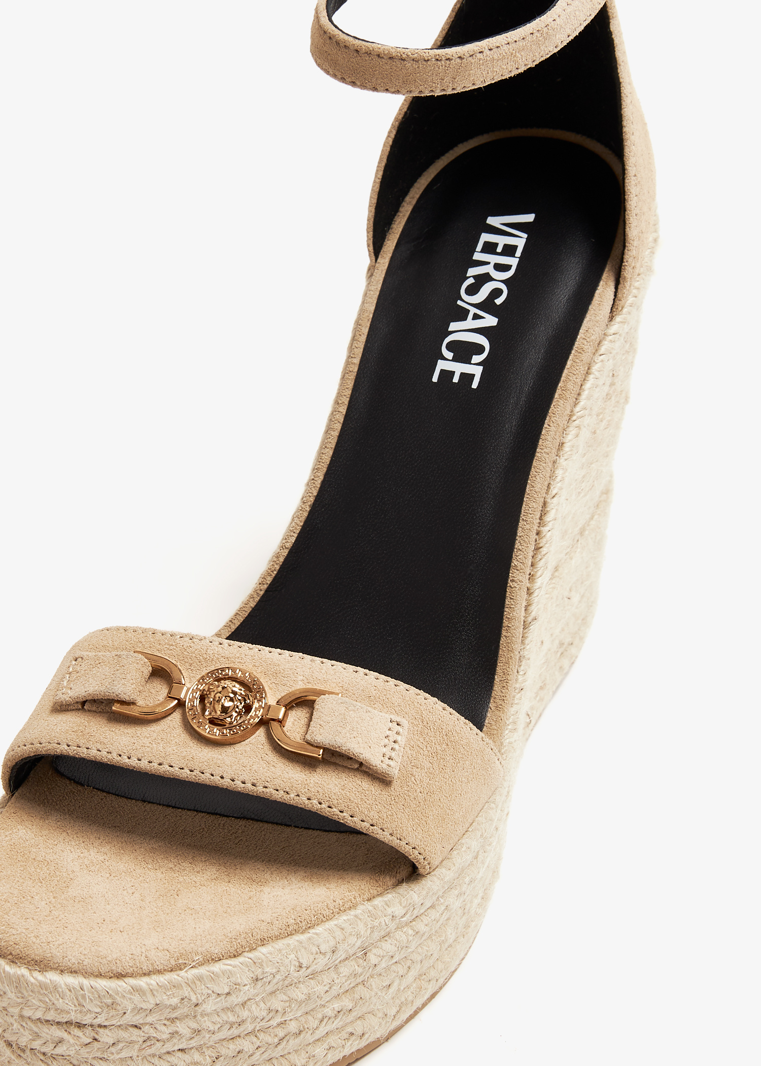 Versace Medusa '95 wedge sandals for Women - Beige in UAE