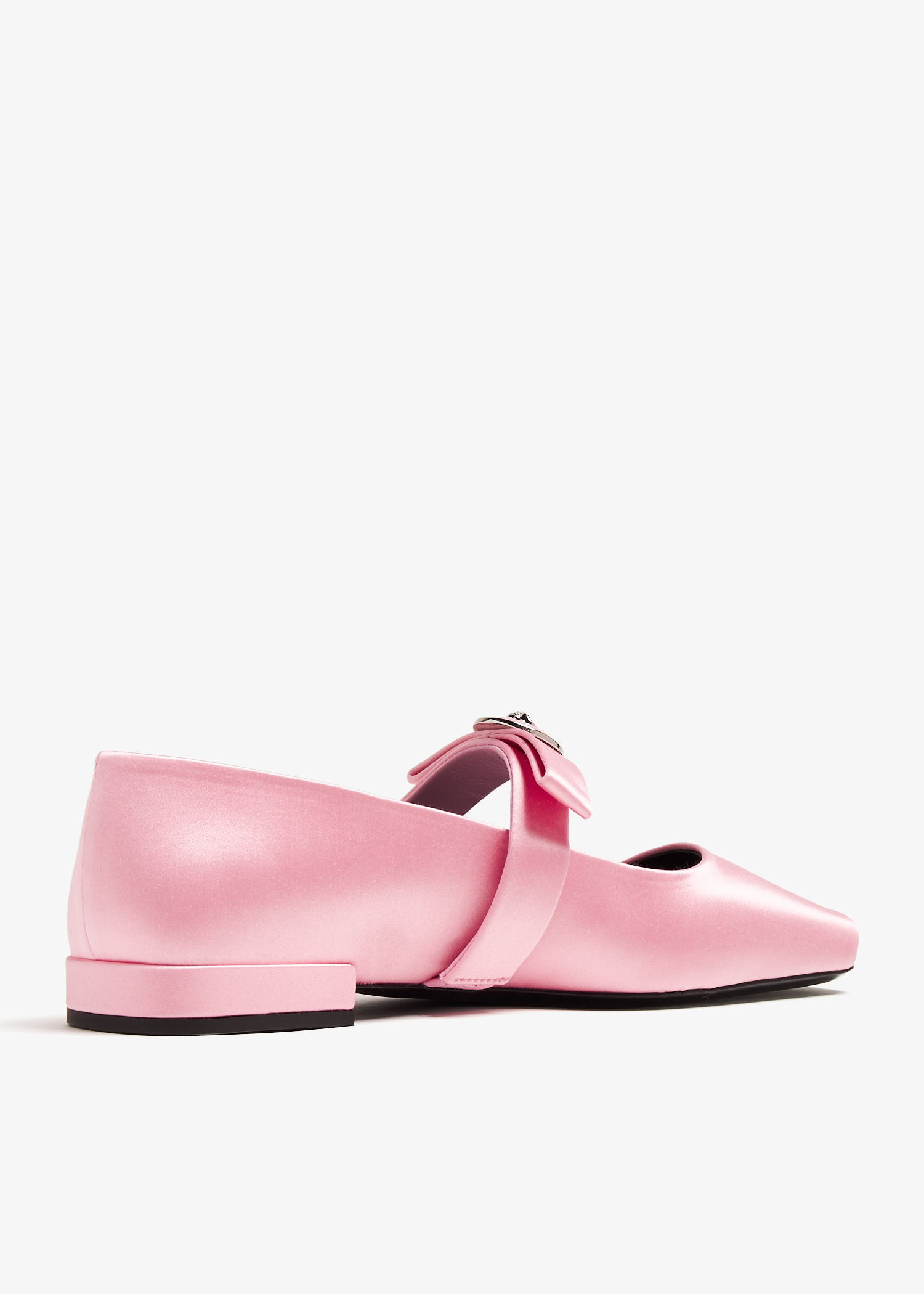 期間限定SALEVERSACE ジャンニリボン　オープントゥ バレリーナ Versace Gianni Ribbon open ballerinas for Women - Pink in USA