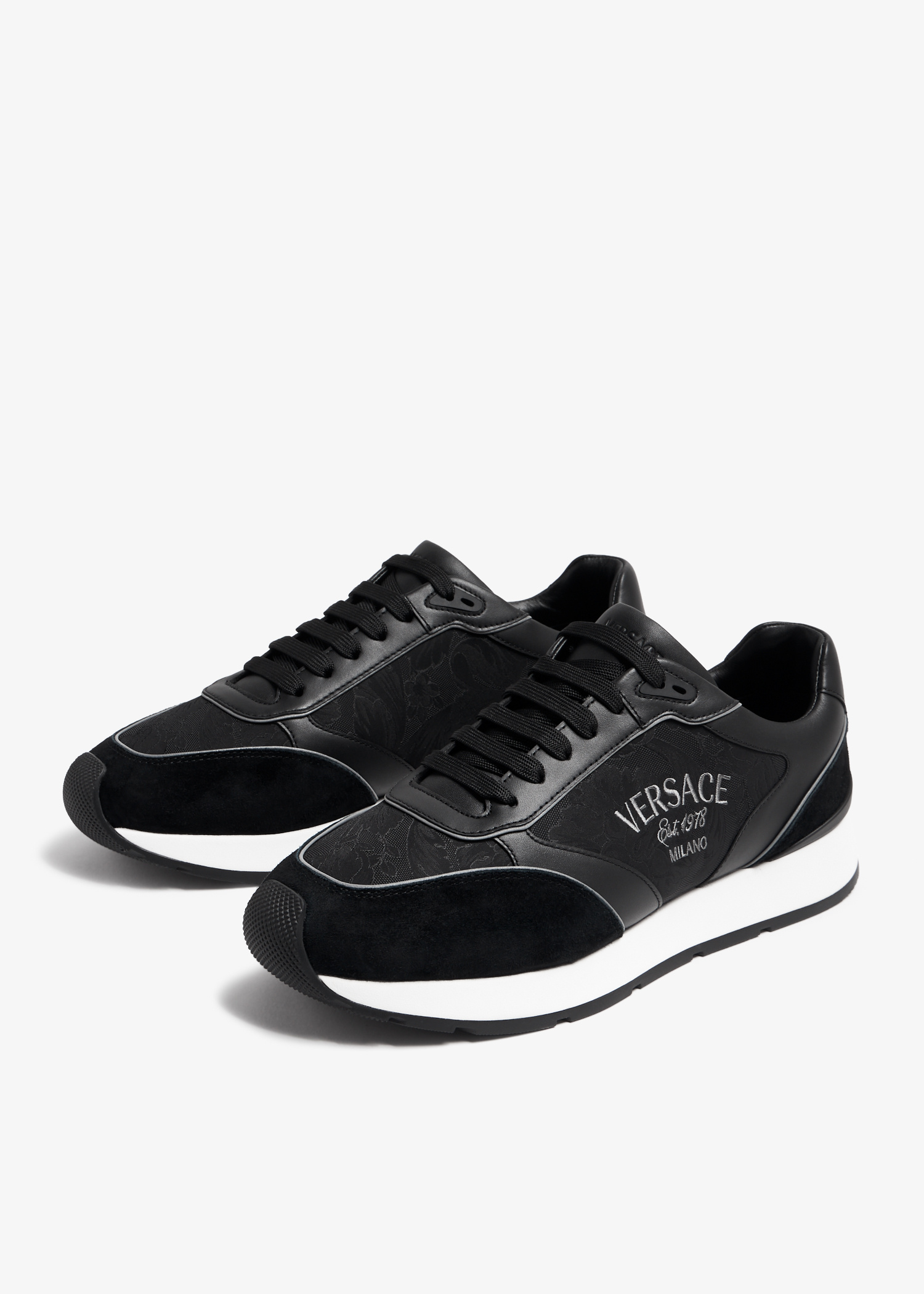 Versace Versace Milano runner sneakers for Men - Black in USA