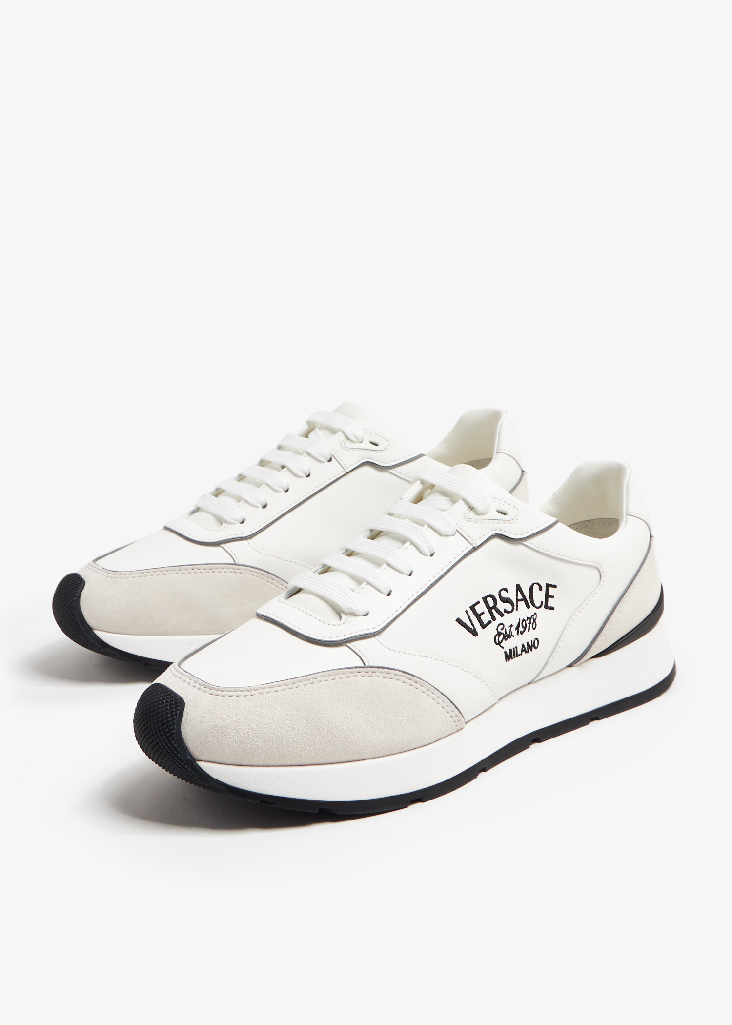 Versace Versace Milano runner sneakers for Men - White in USA