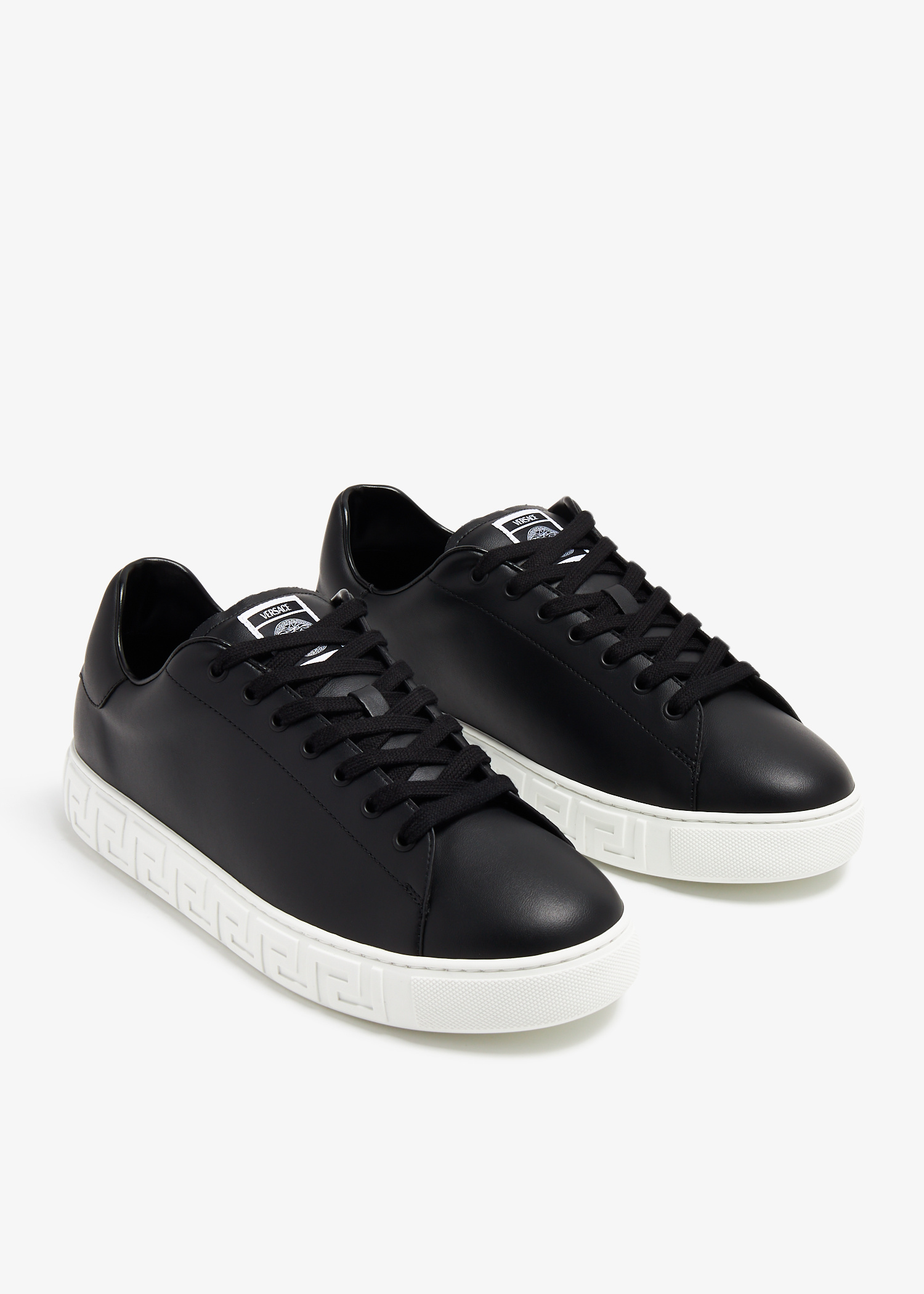 Versace Greca sneakers for Men - Black in UAE | Level Shoes