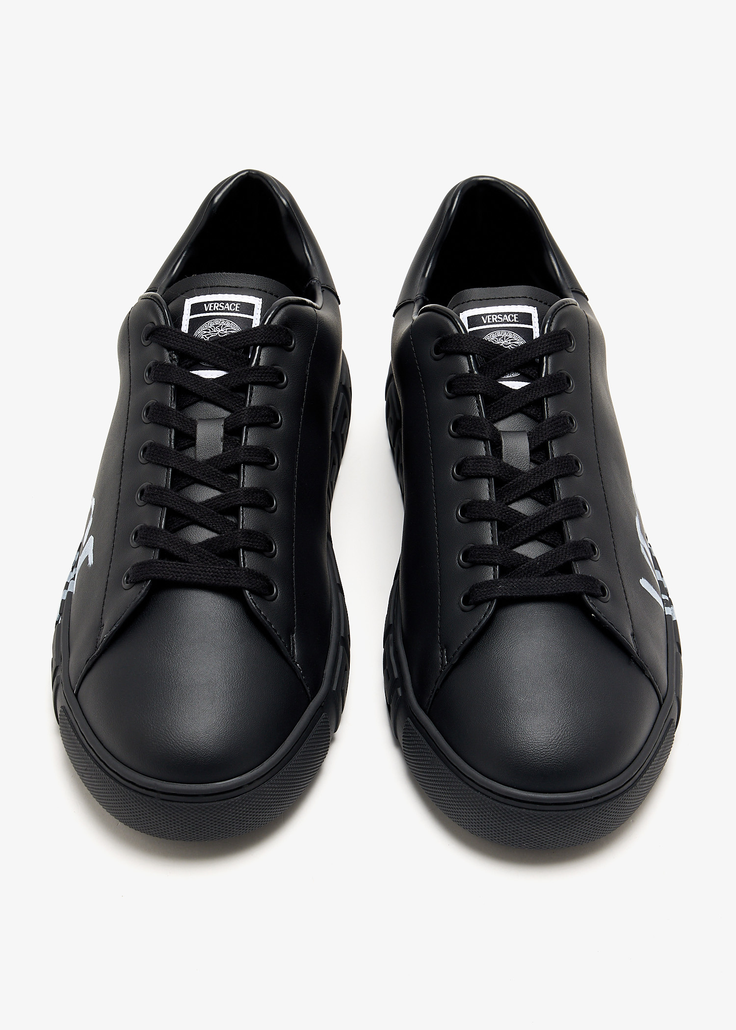 Versace Logo Greca sneakers for Men - Black in USA | Level Shoes