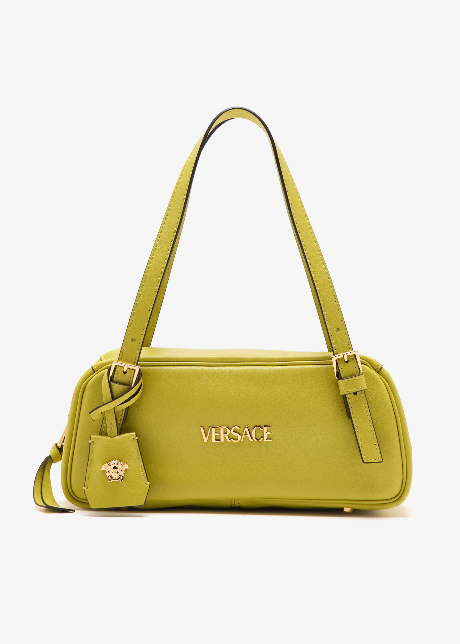 Versace Versace Tag bowling bag for Women - Green in USA | Level Shoes