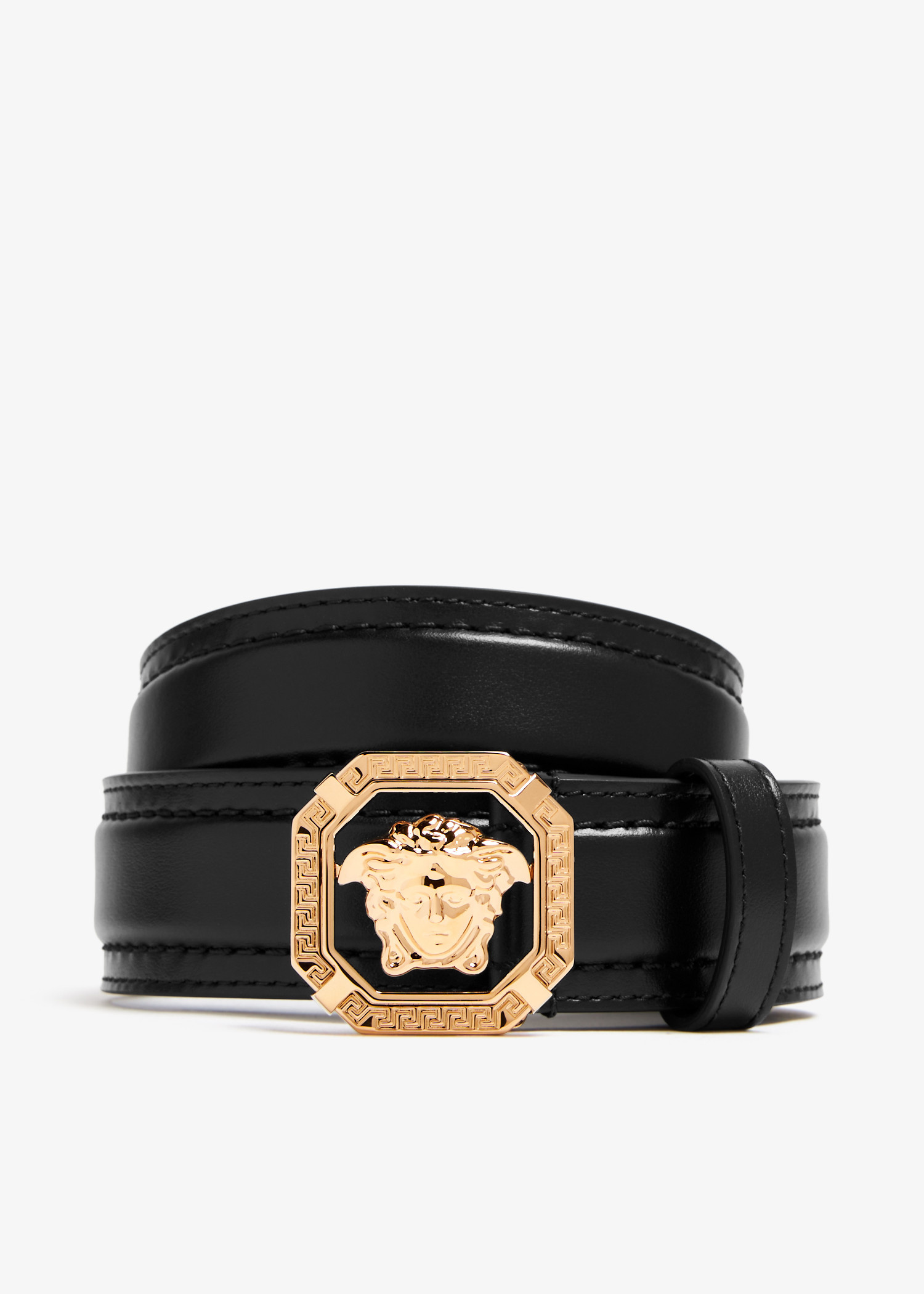 Versace La Medusa belt for Men - Black in USA | Level Shoes