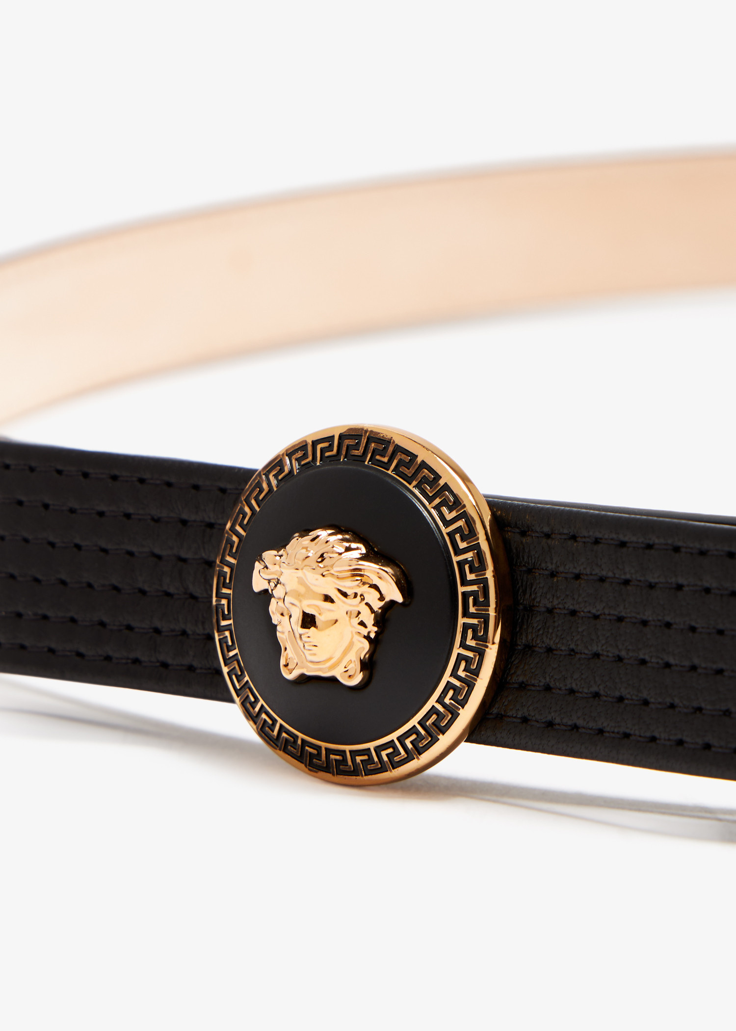 Versace Gianni Ribbon belt for Women - Black in UAE | Level