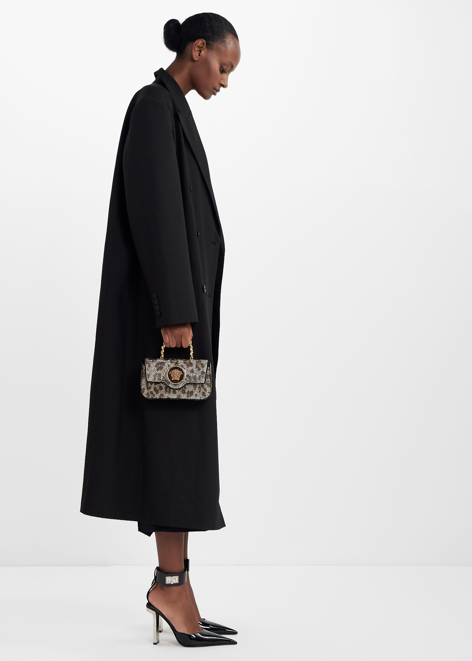 Versace Slice slingback pumps for Women - Black in UAE