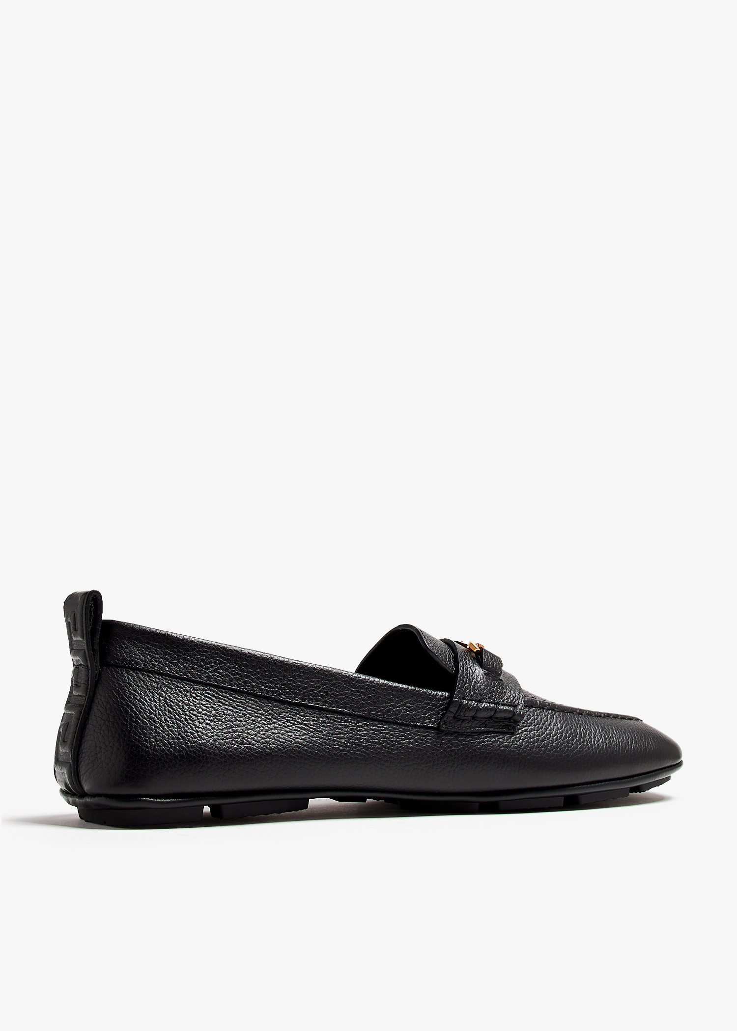 Versace Villa driver loafers for Men - Black in USA | Level Shoes