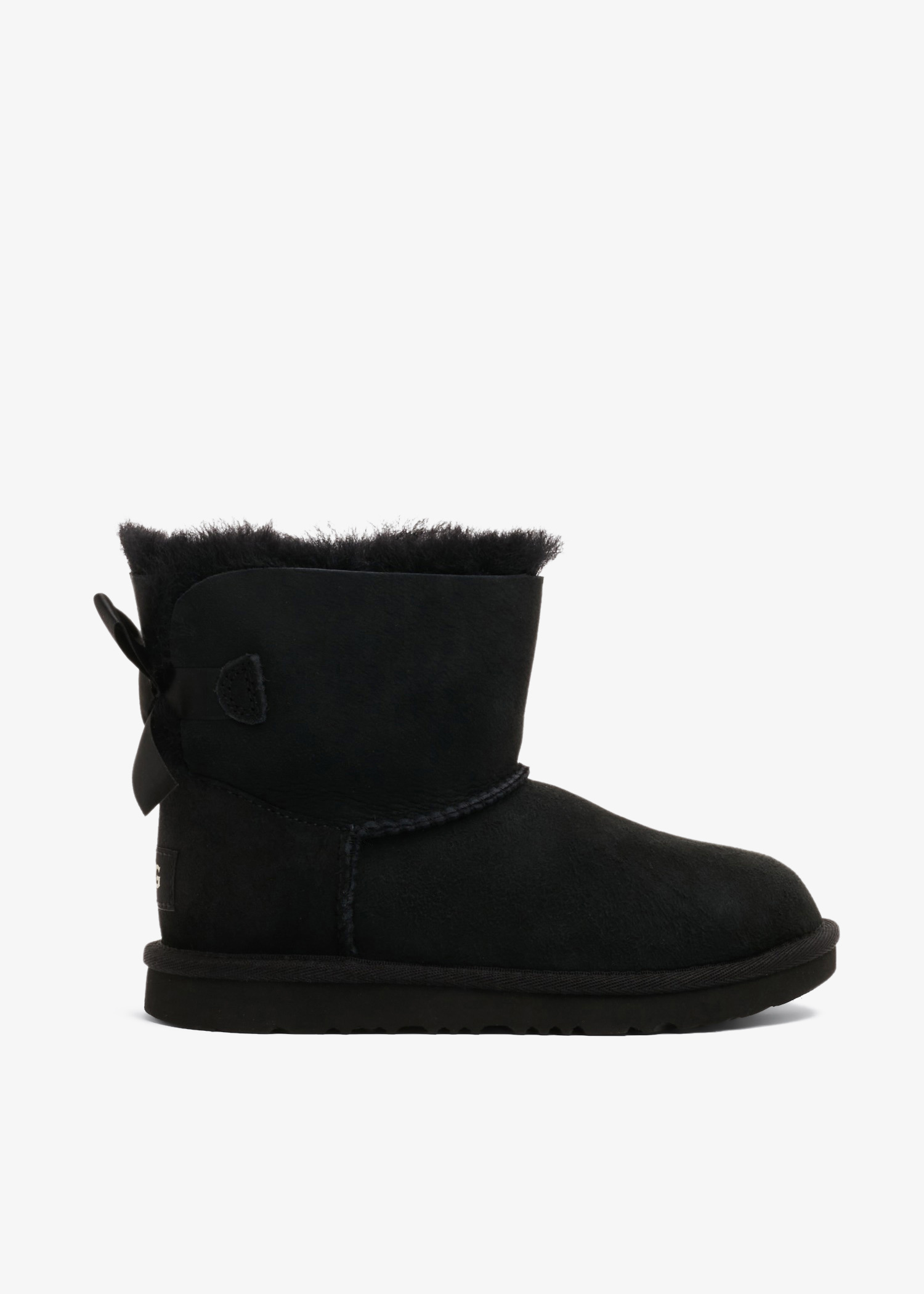 UGG Mini Bailey Bow II boots for Girl - Black in UAE | Level