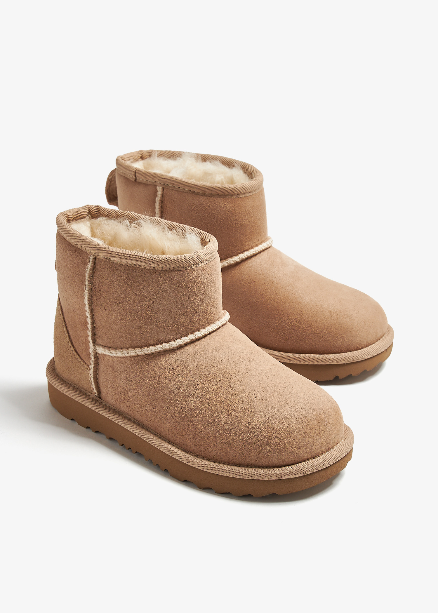 【関税&送料込】UGG Boots Beige Classic Ultra Mini Boots, Beige - UGG Shoes | Maisonette