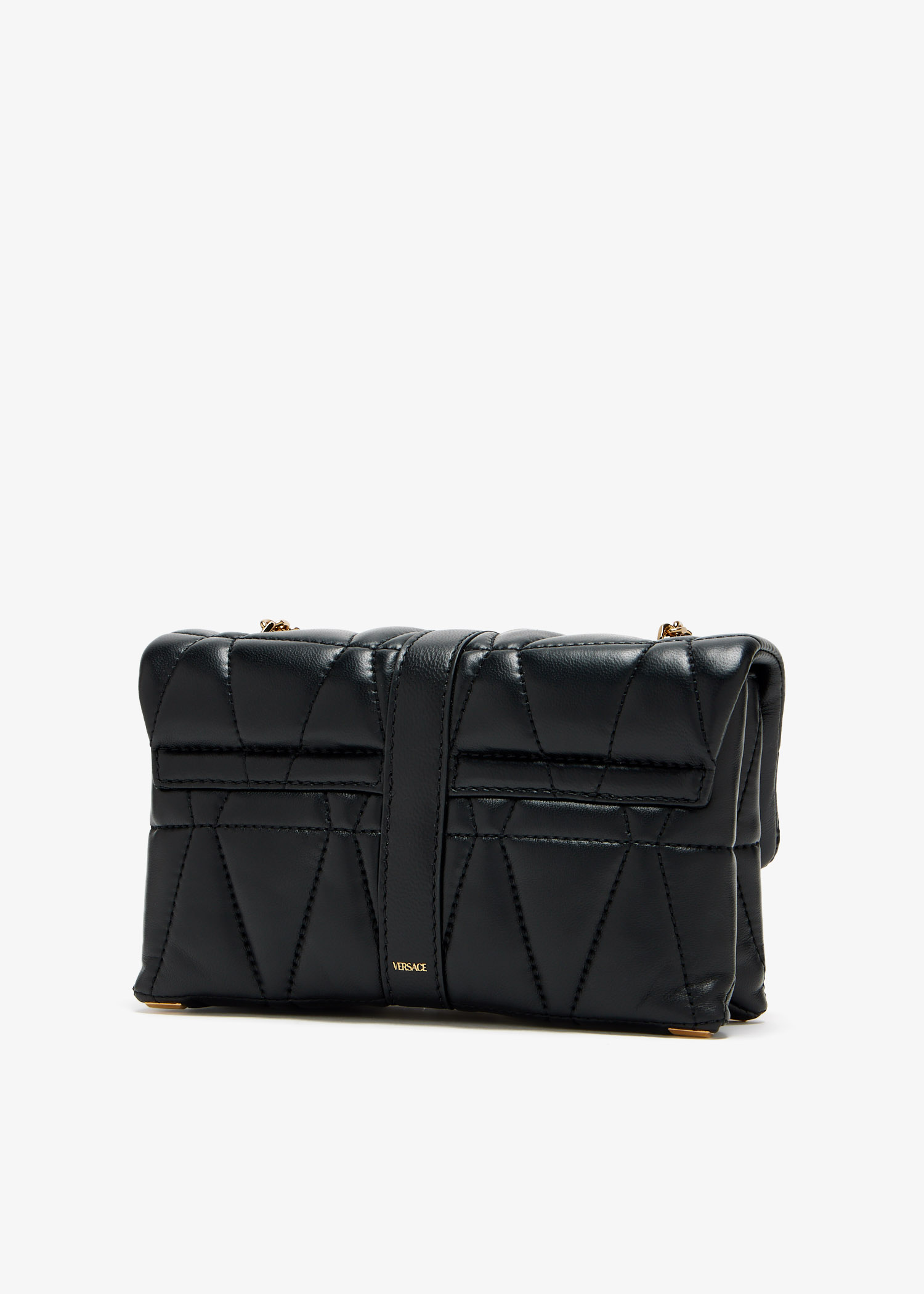 Versace Kleio quilted mini bag for Women - Black in KSA