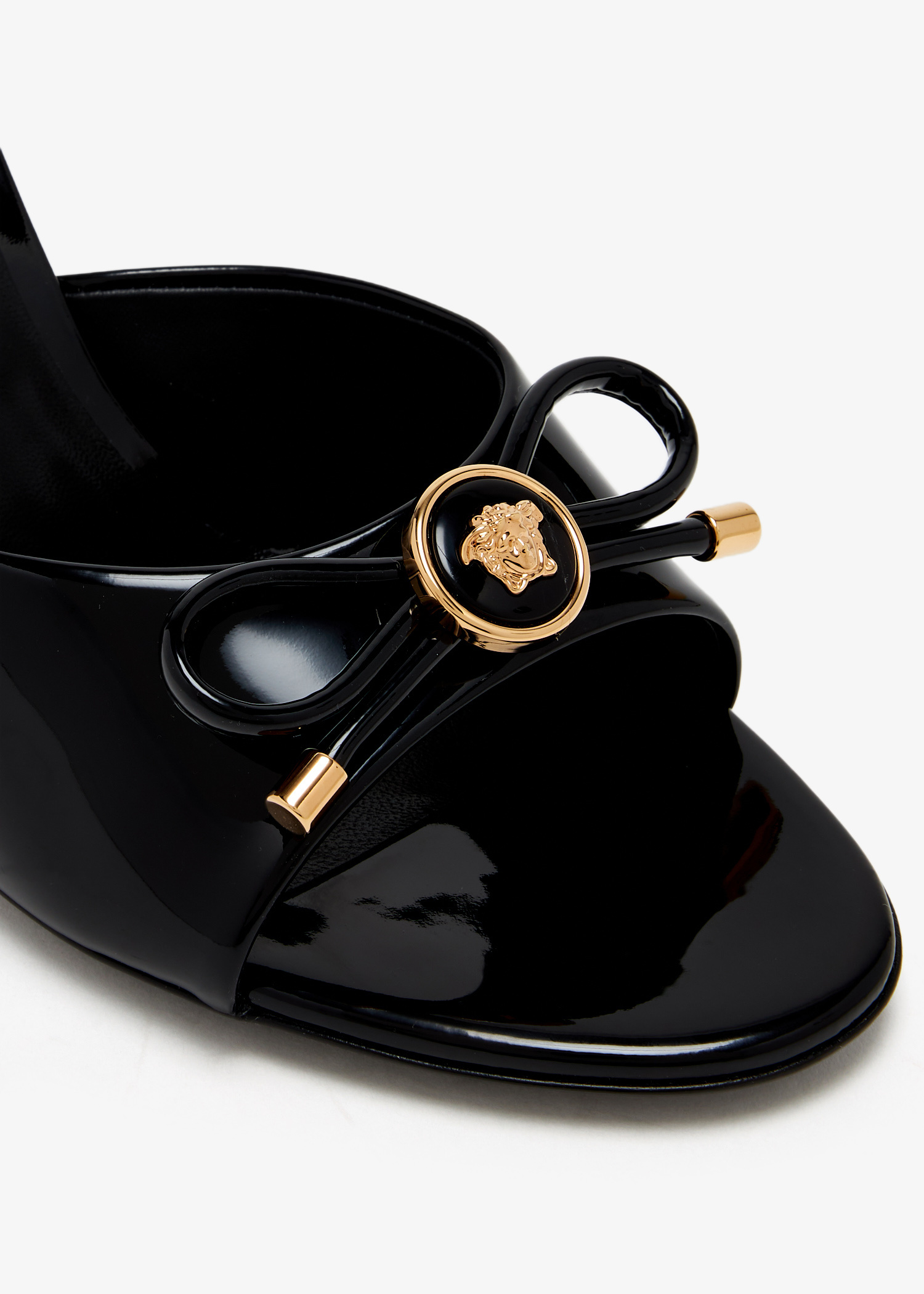 Versace Opera Bow mules for Women - Black in UAE | Level Shoes