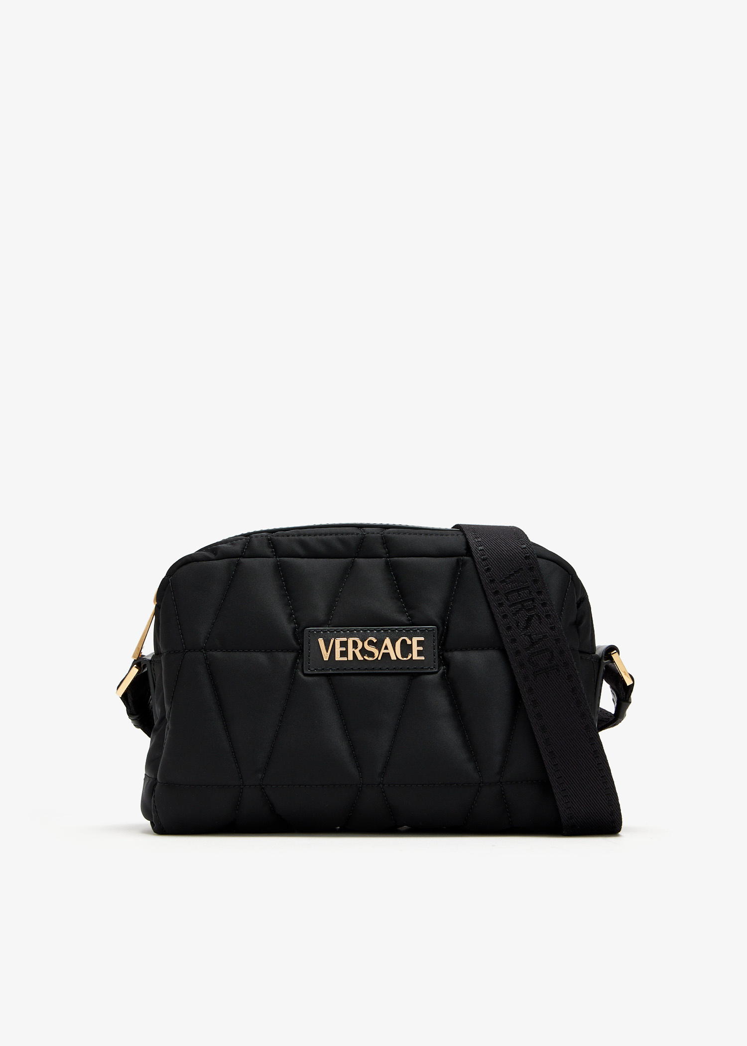 Versace Quilted crossbody bag for Men - Black in UAE | Level