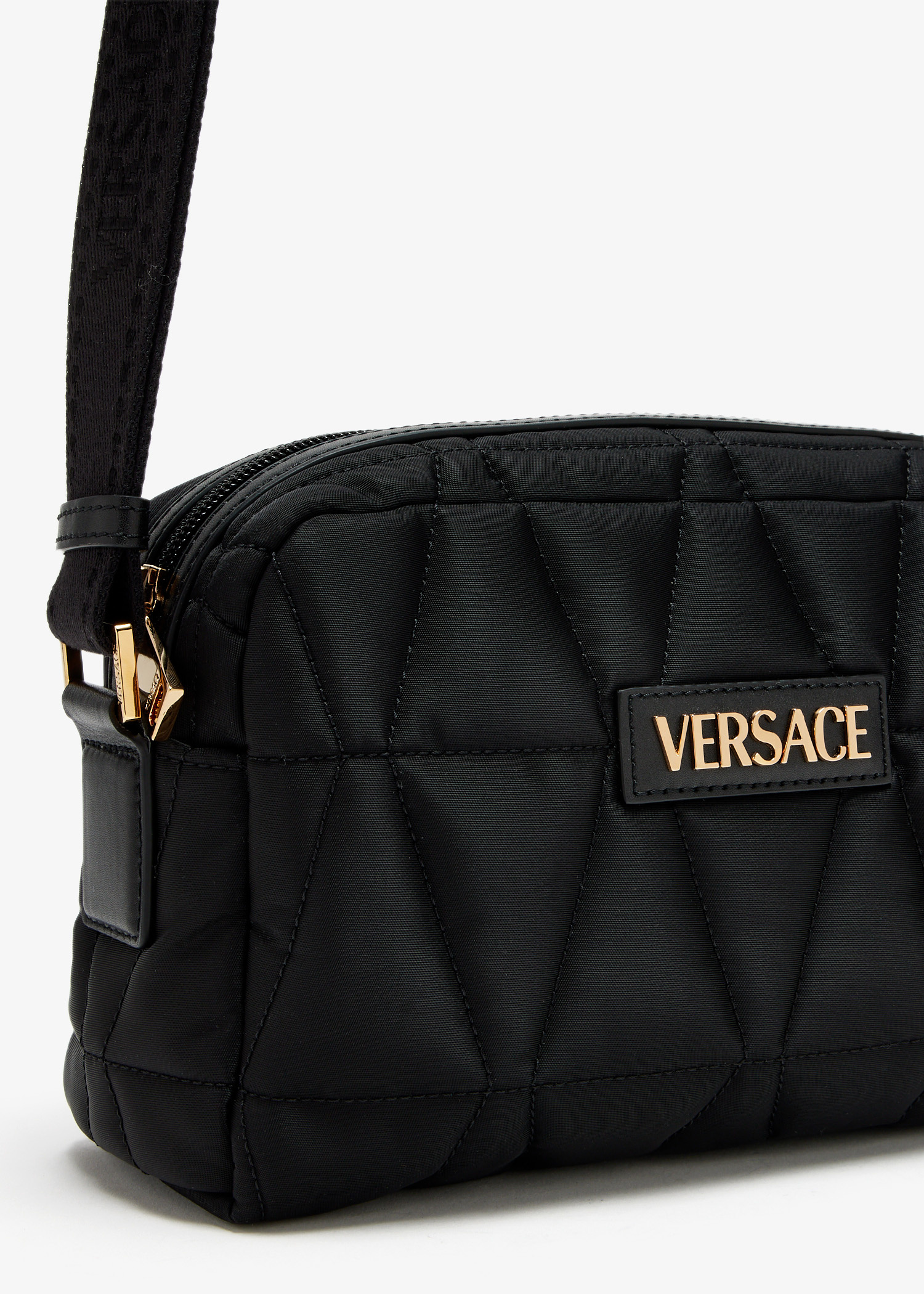 ショルダーバッグ VERSACE Men Shoulder bag Black 10183521A13686 1B00V Medusa Biggie Messenger Bag Black,Gold | VERSACE US