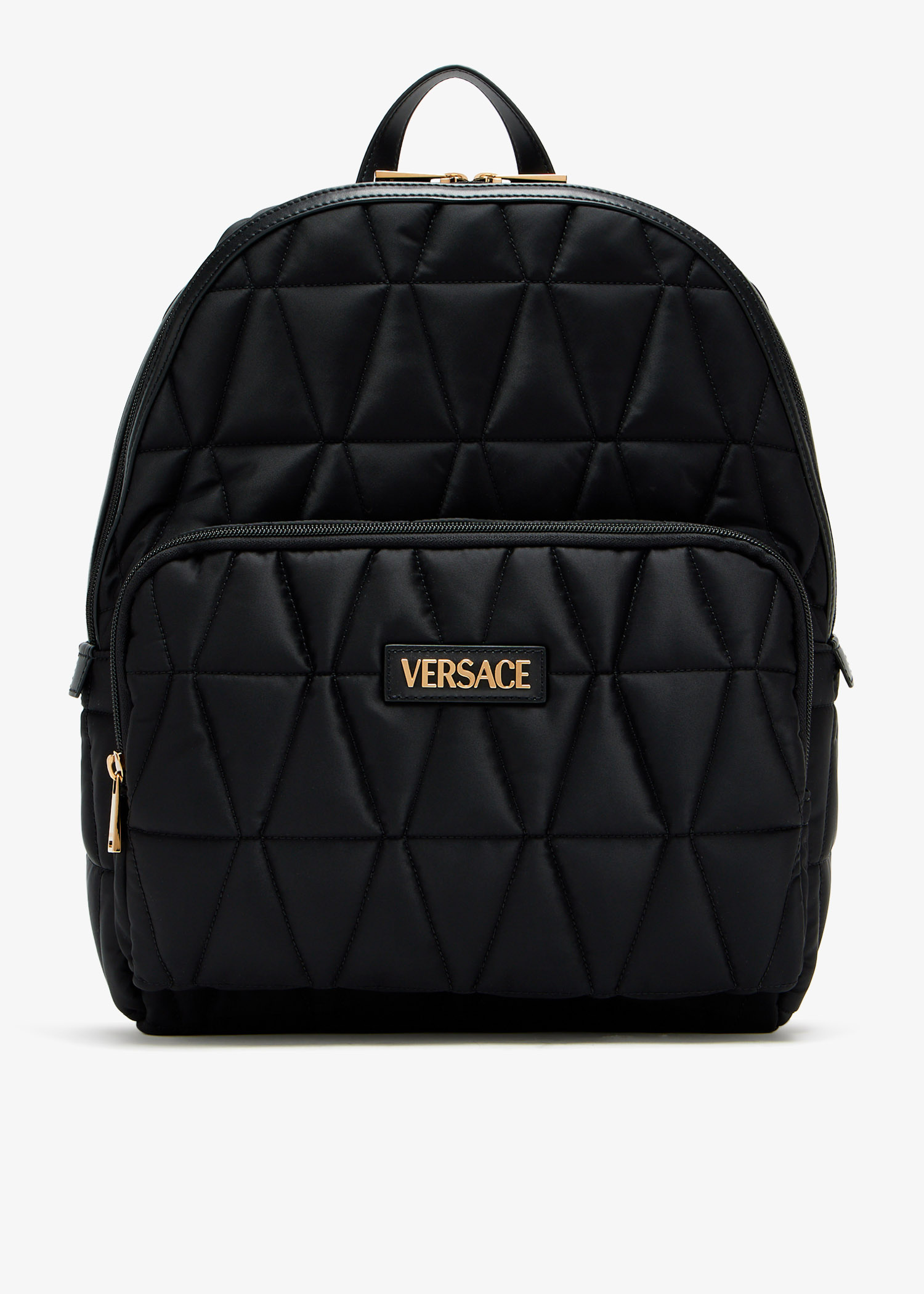 ☆未使用級☆ VERSACE ナイロン バックパック ブラック Versace Quilted backpack for Men - Black in UAE | Level Shoes