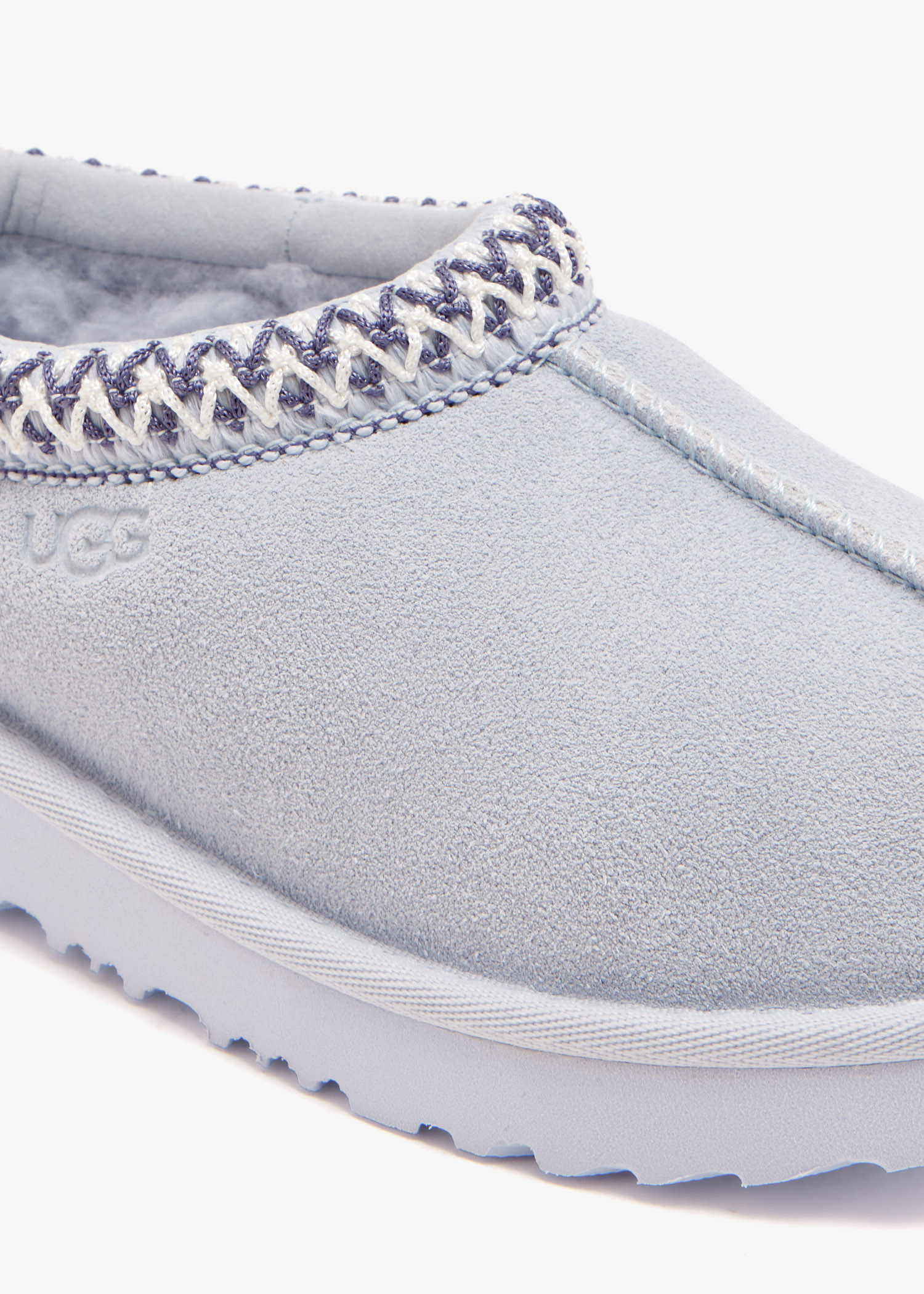 UGG Men\'s Tasman Clog Slippers light gray UGG Tasman Shaggy Suede (Men main image 2