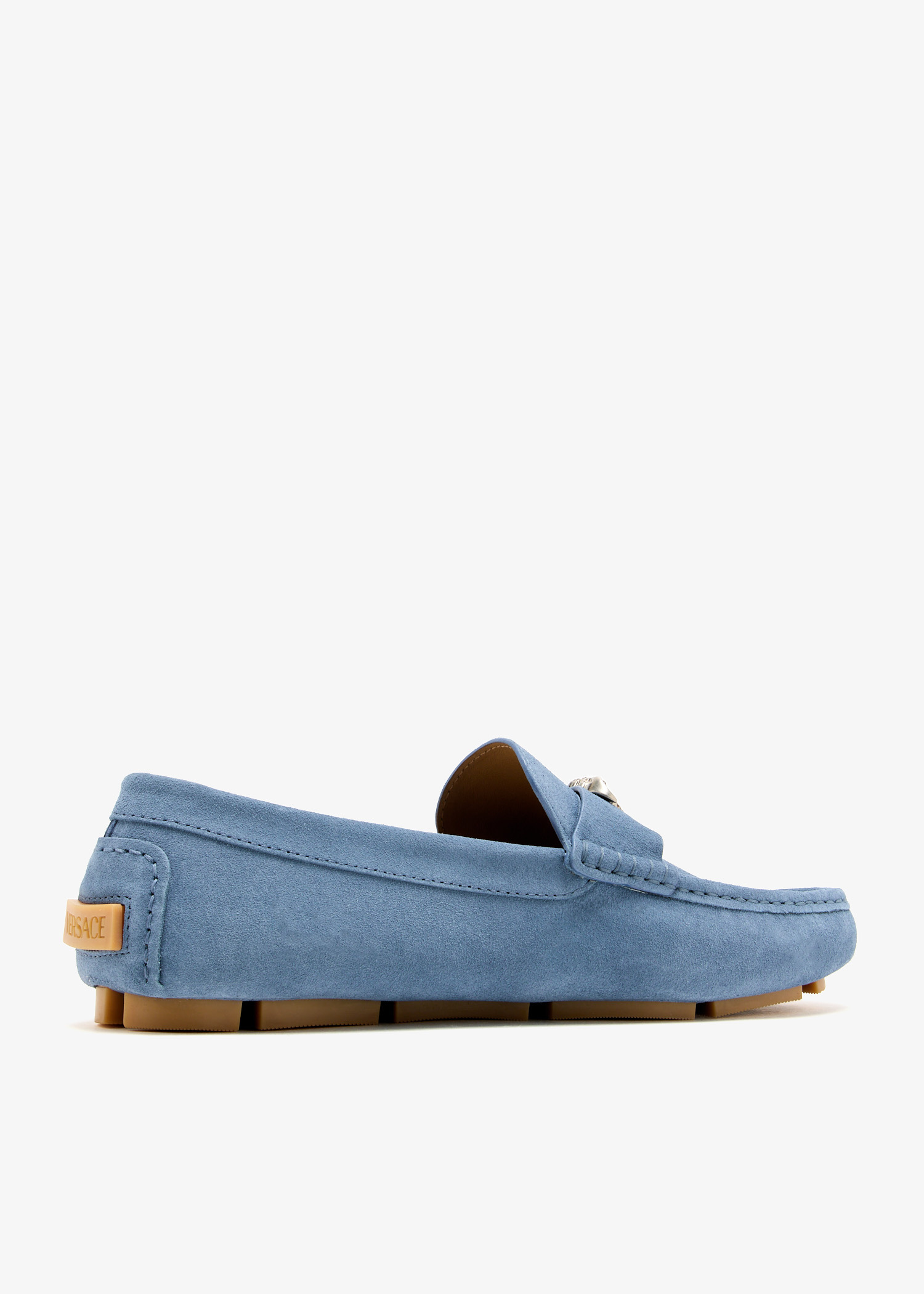 Versace La Medusa driver loafers for Men - Blue in UAE